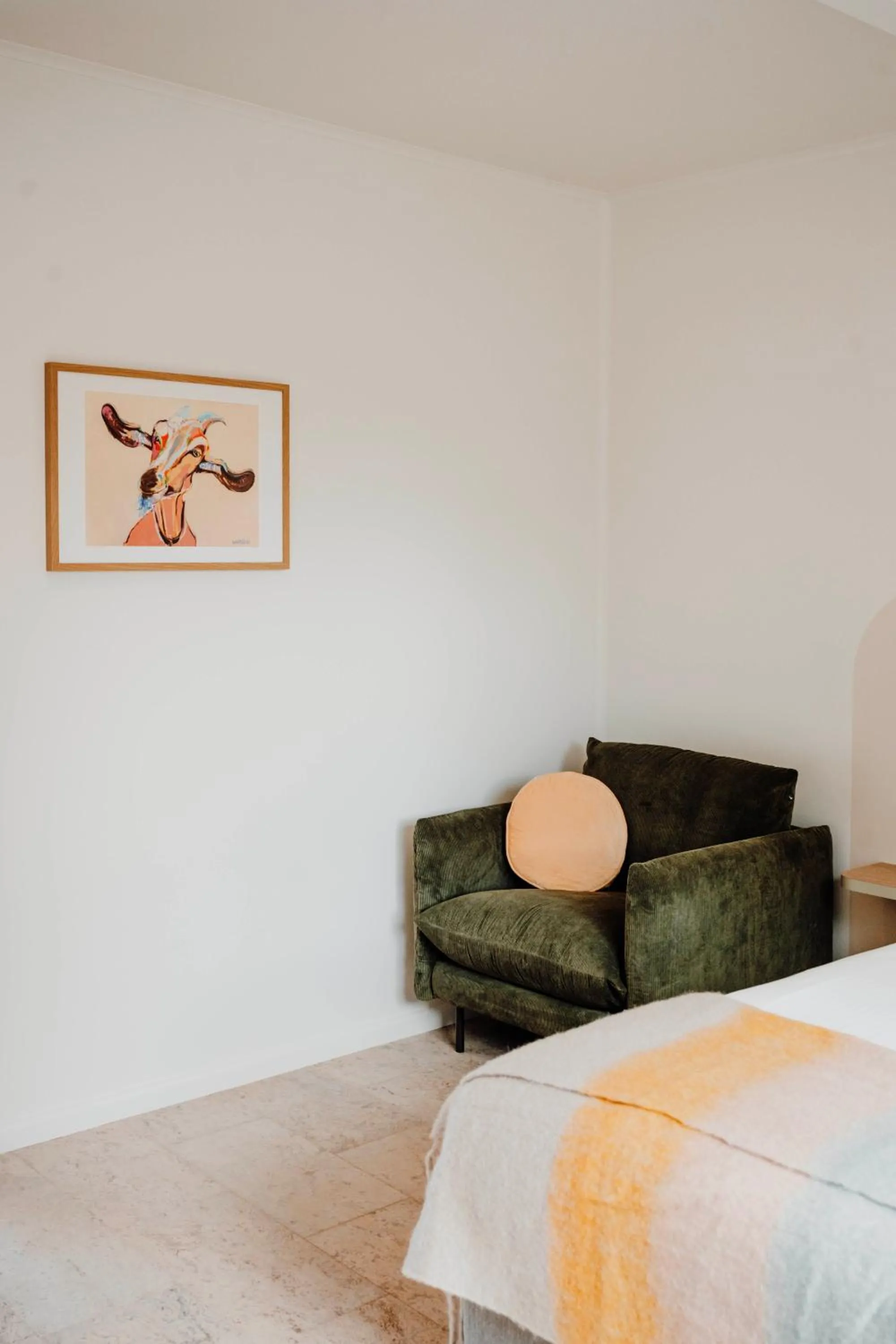 Seating area, Bed in The Cudgee at Mudgee