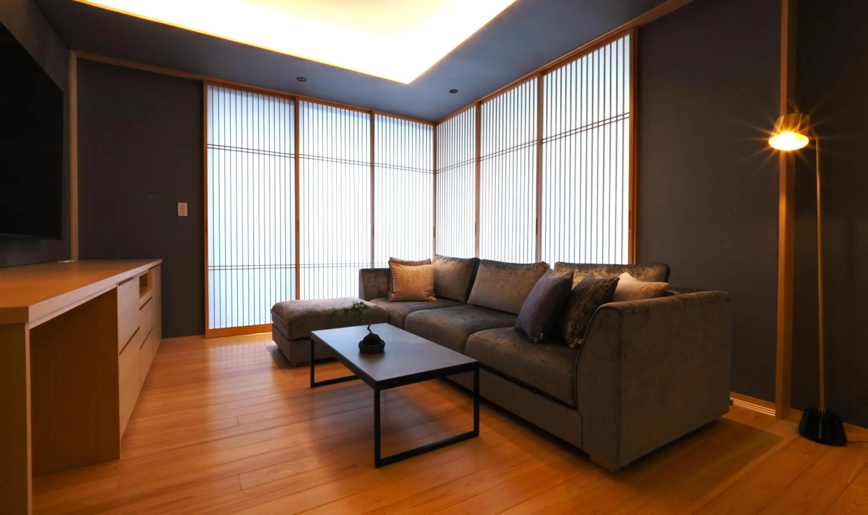 Living room in Fuji Onsenji Yumedono