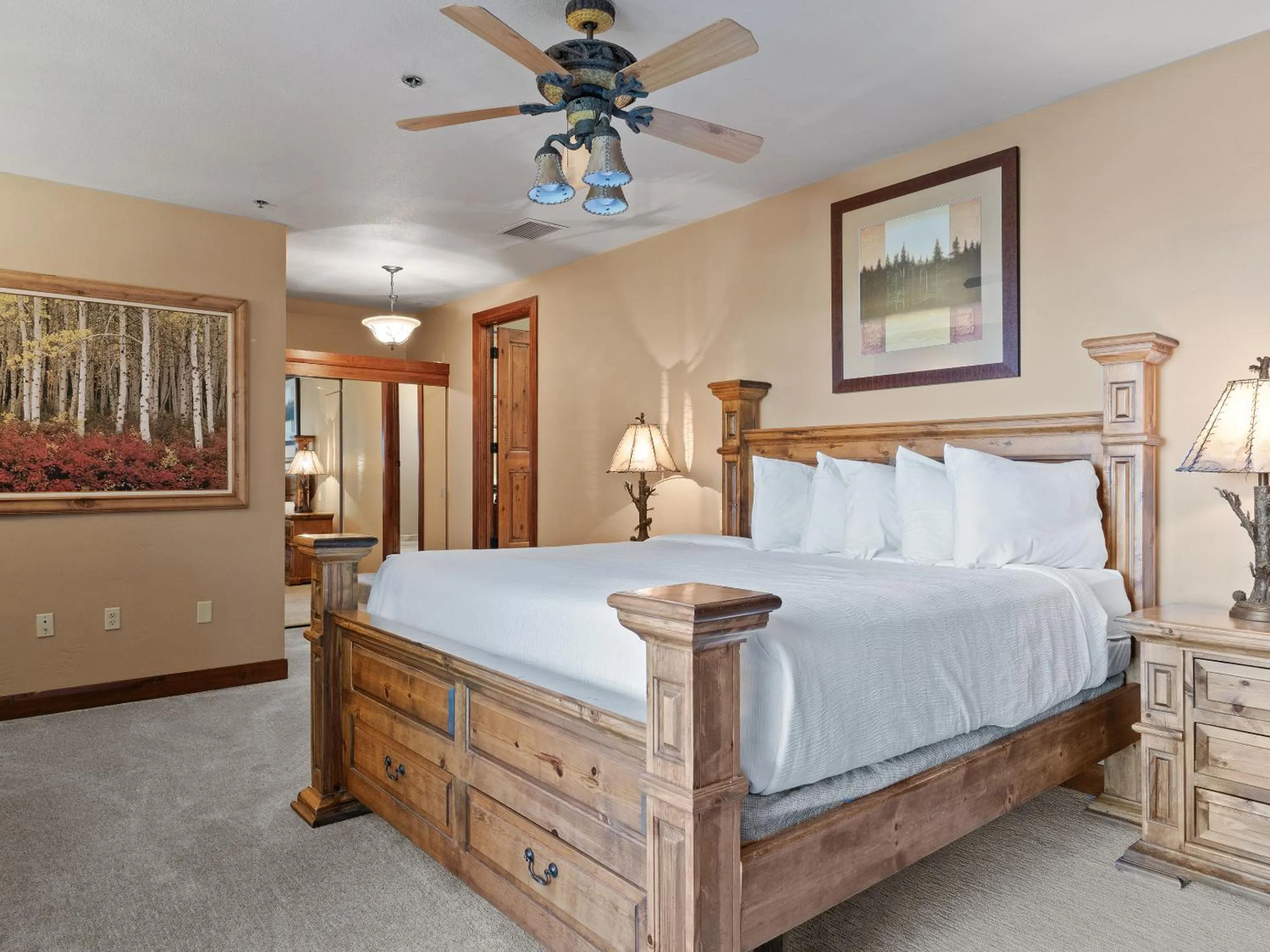 Bed in Silver King by All Seasons Resort Lodging