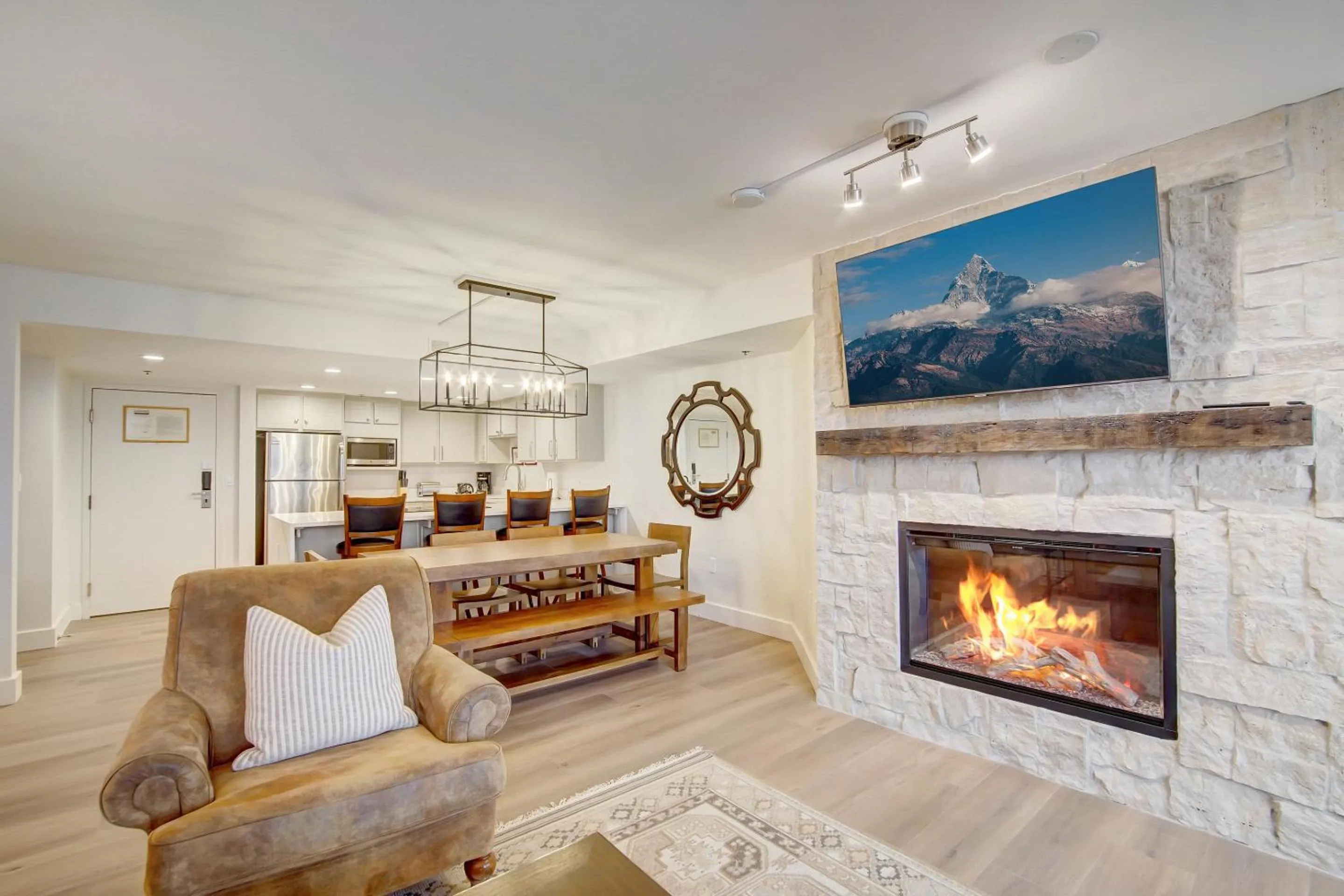 Living room in Silver King by All Seasons Resort Lodging