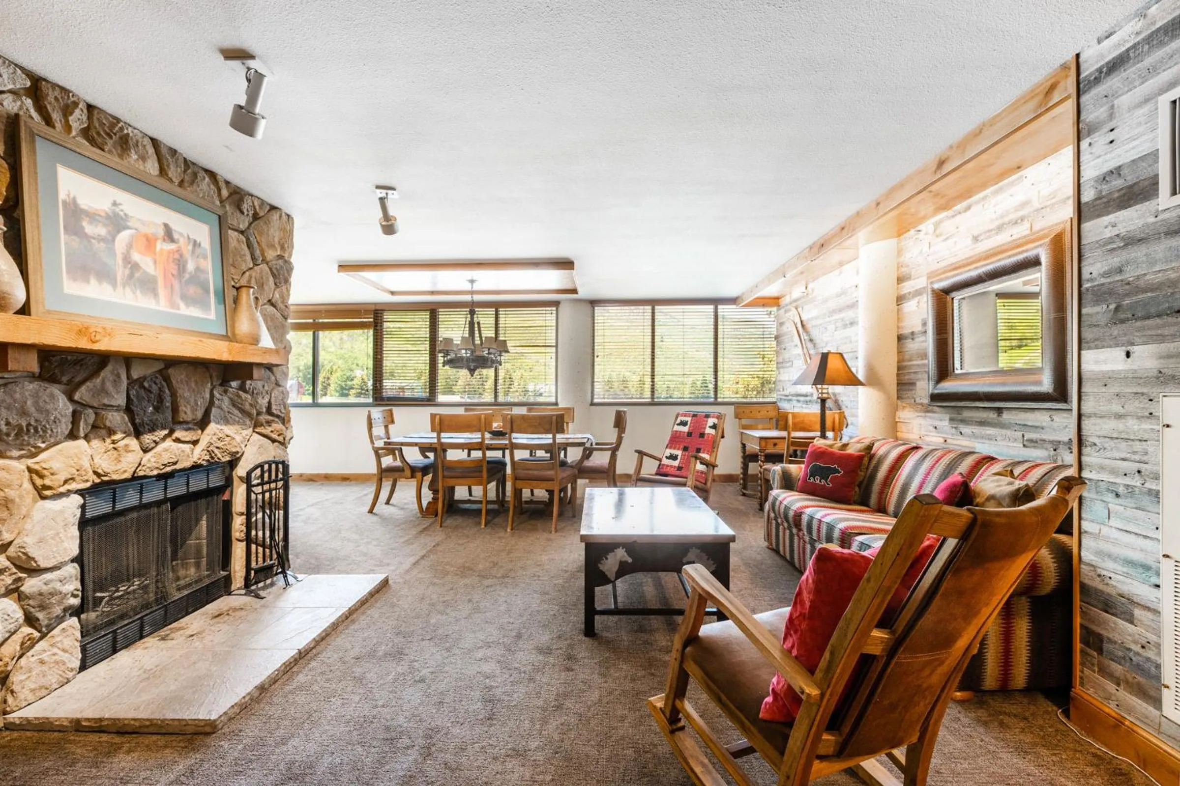 Living room in Silver King by All Seasons Resort Lodging