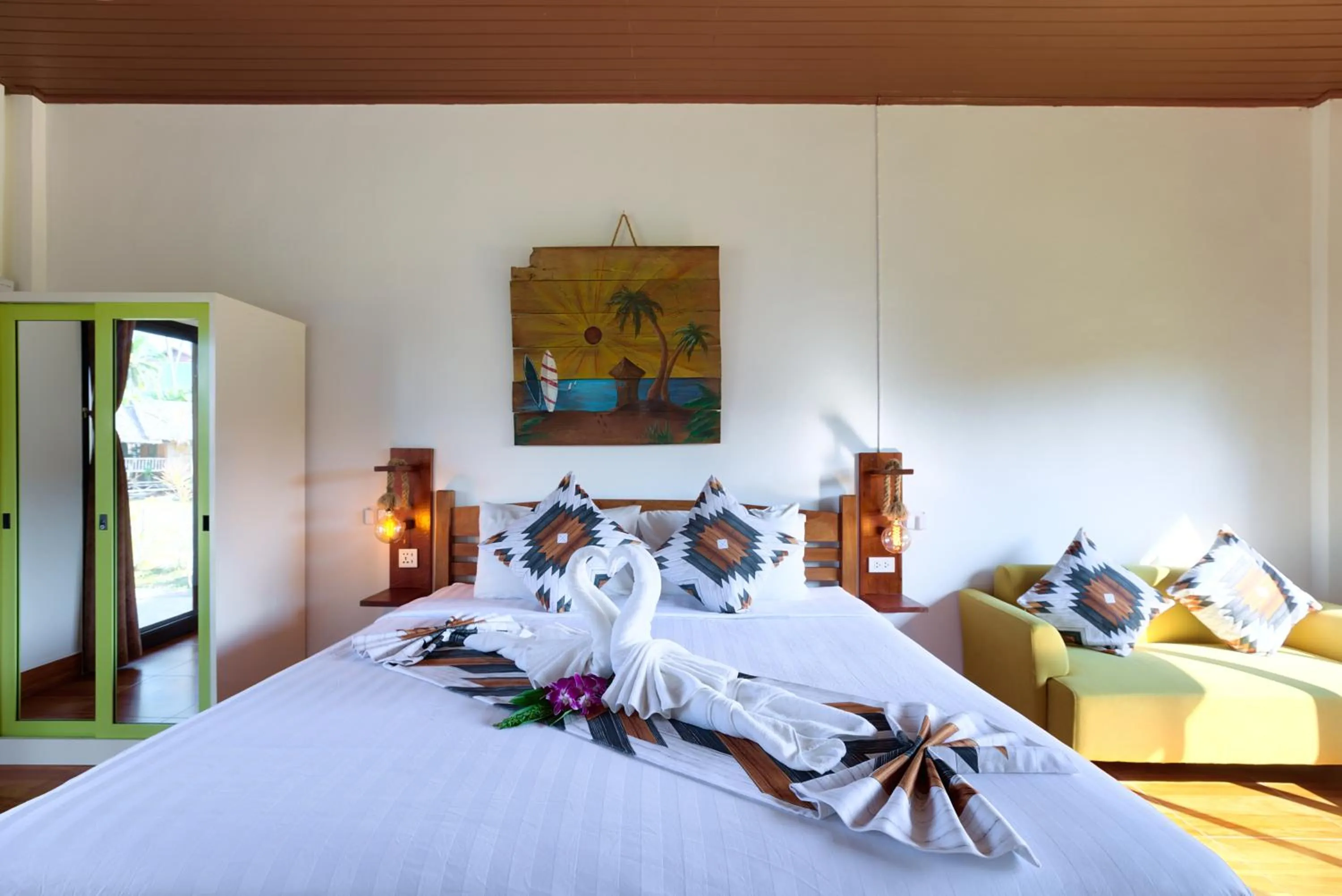 Bed in Maya Resort Samui - Family resort-Sha Plus Extra