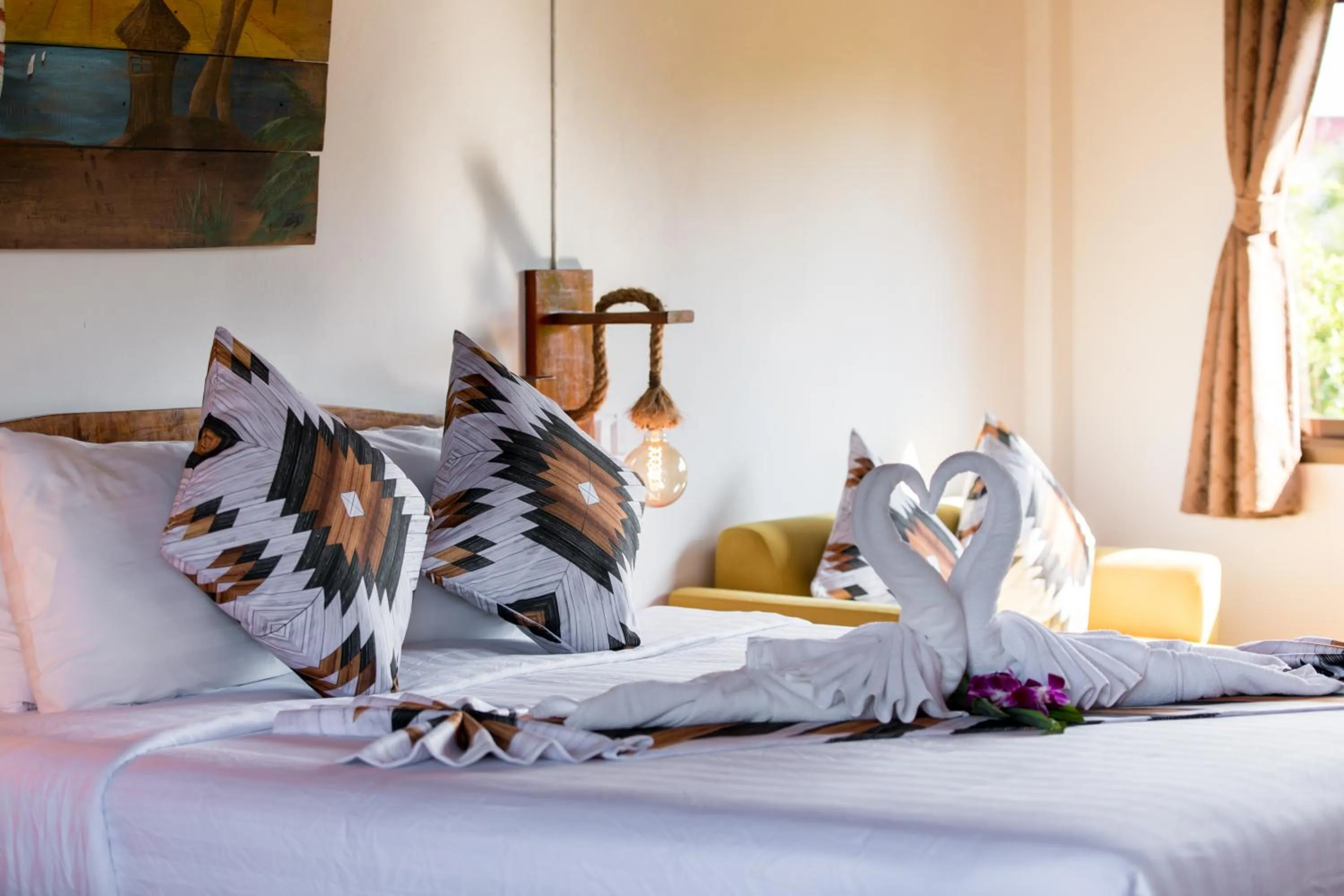 Bed in Maya Resort Samui - Family resort-Sha Plus Extra