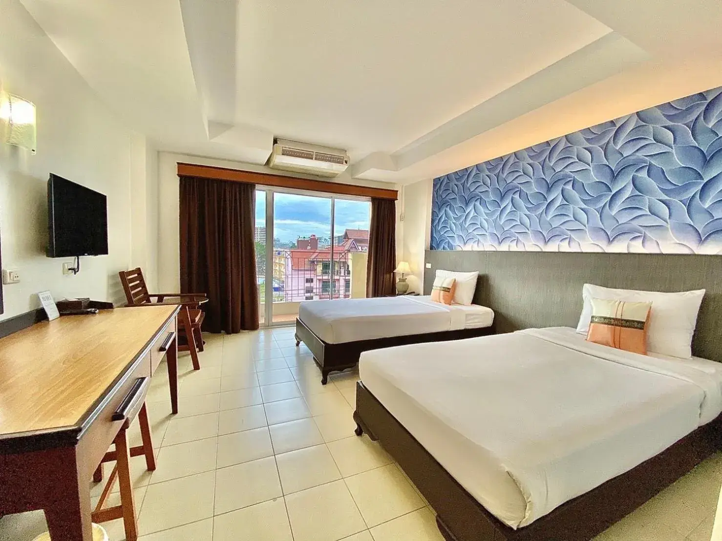 Bedroom, Bed in Piyada Residence By TecHotels - Guest Friendly - Near to Beach, Famous Walking Street - Night Clubs , Bars & Discos Bedroom, Bed in Piyada Residence By TecHotels - Guest Friendly - Near to Beach, Famous Walking Street - Night Clubs , Bars & Discos