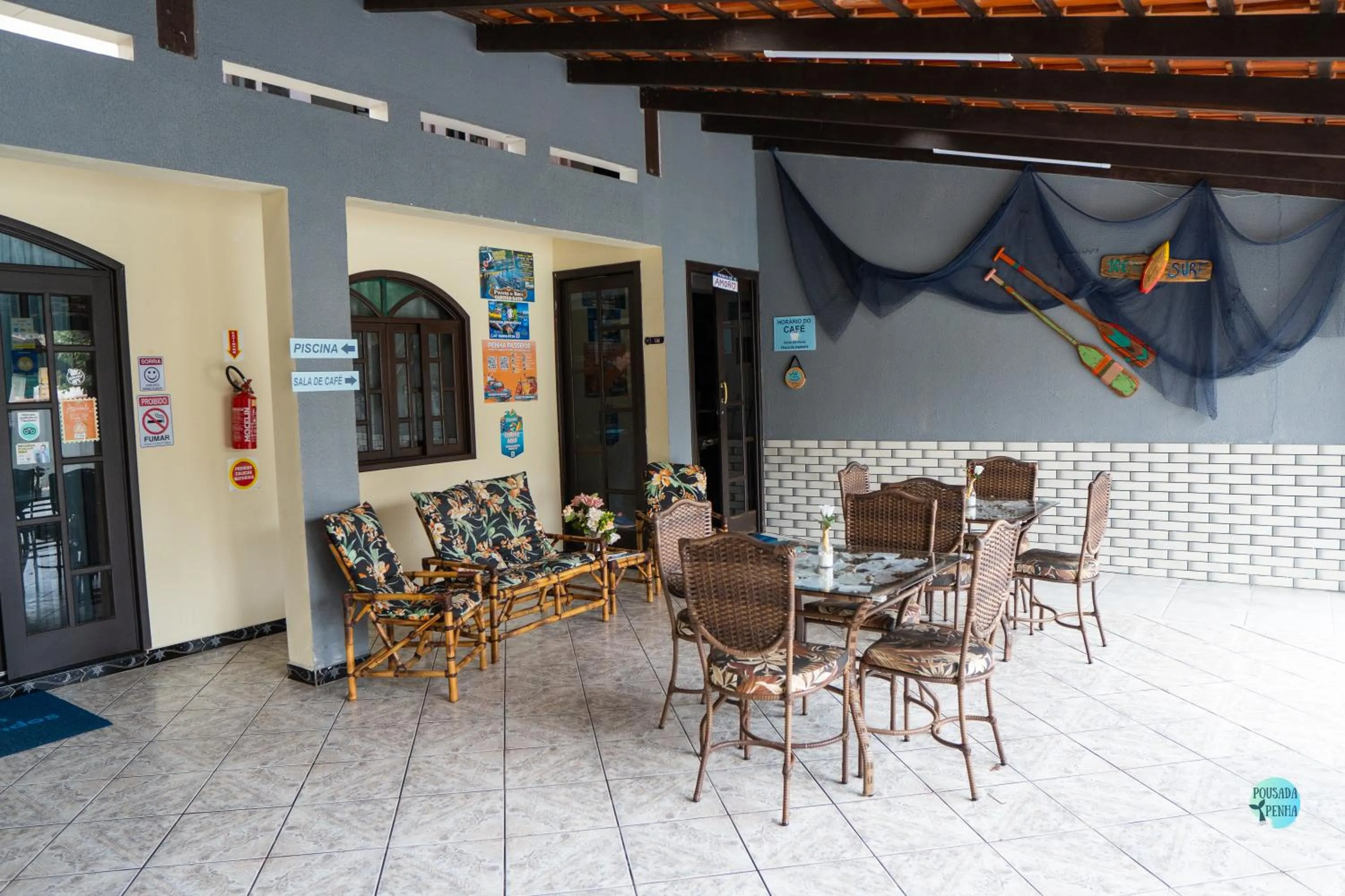 Balcony/Terrace in Pousada Penha 1 Beto Carrero