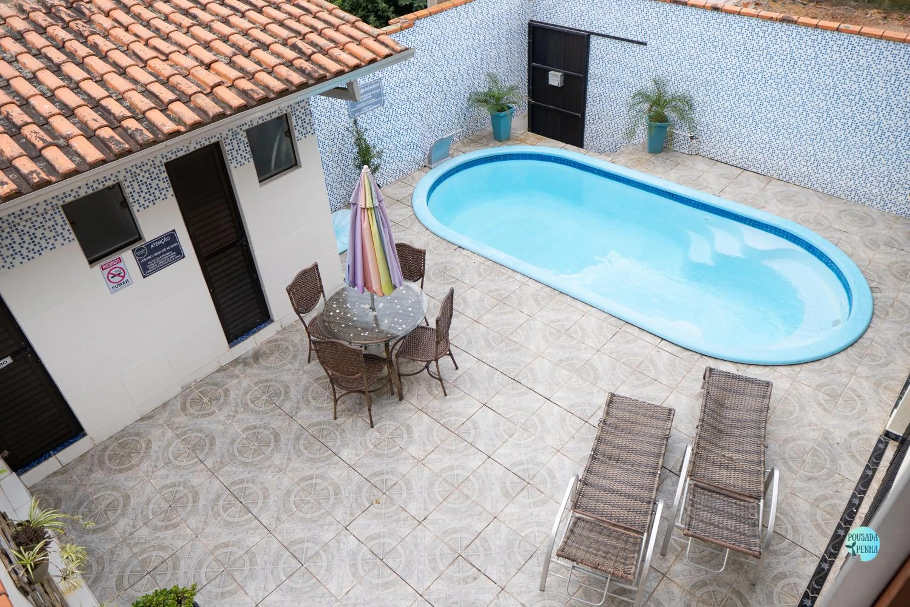 Swimming pool in Pousada Penha 1 Beto Carrero