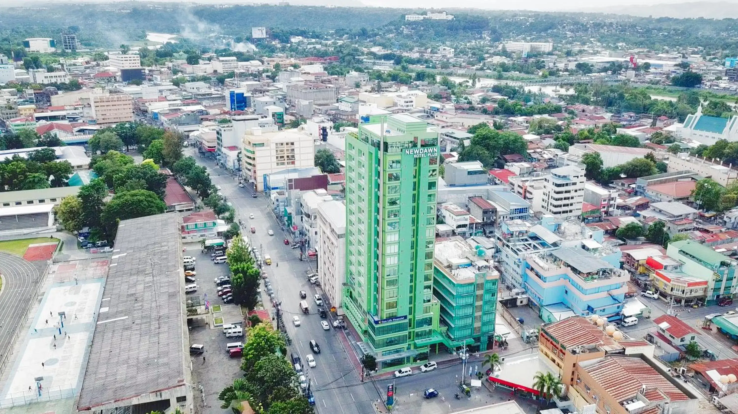 Bird's eye view in New Dawn Hotel Plus Bird's eye view in New Dawn Hotel Plus