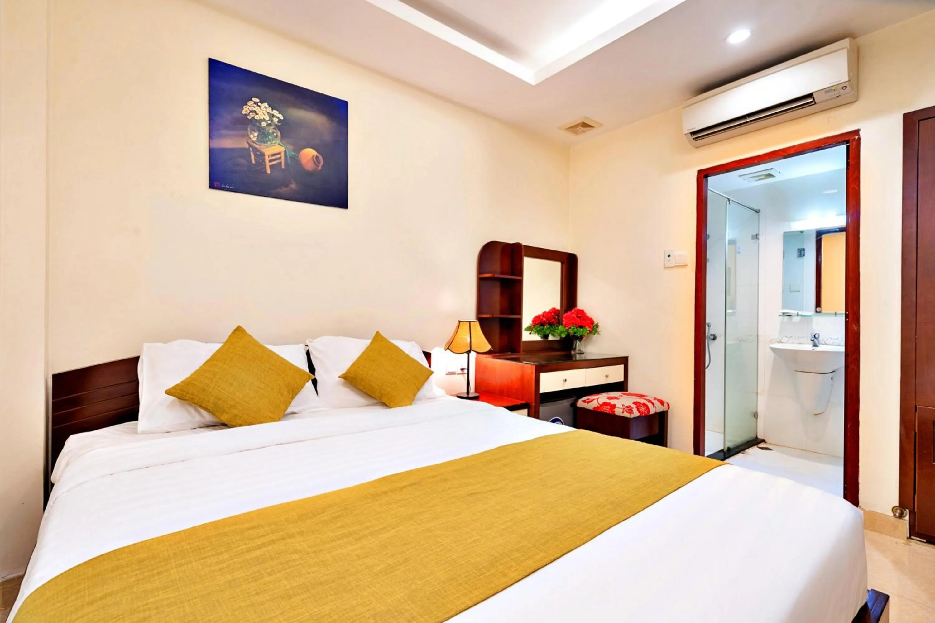 Bed in Luan Vu Hotel