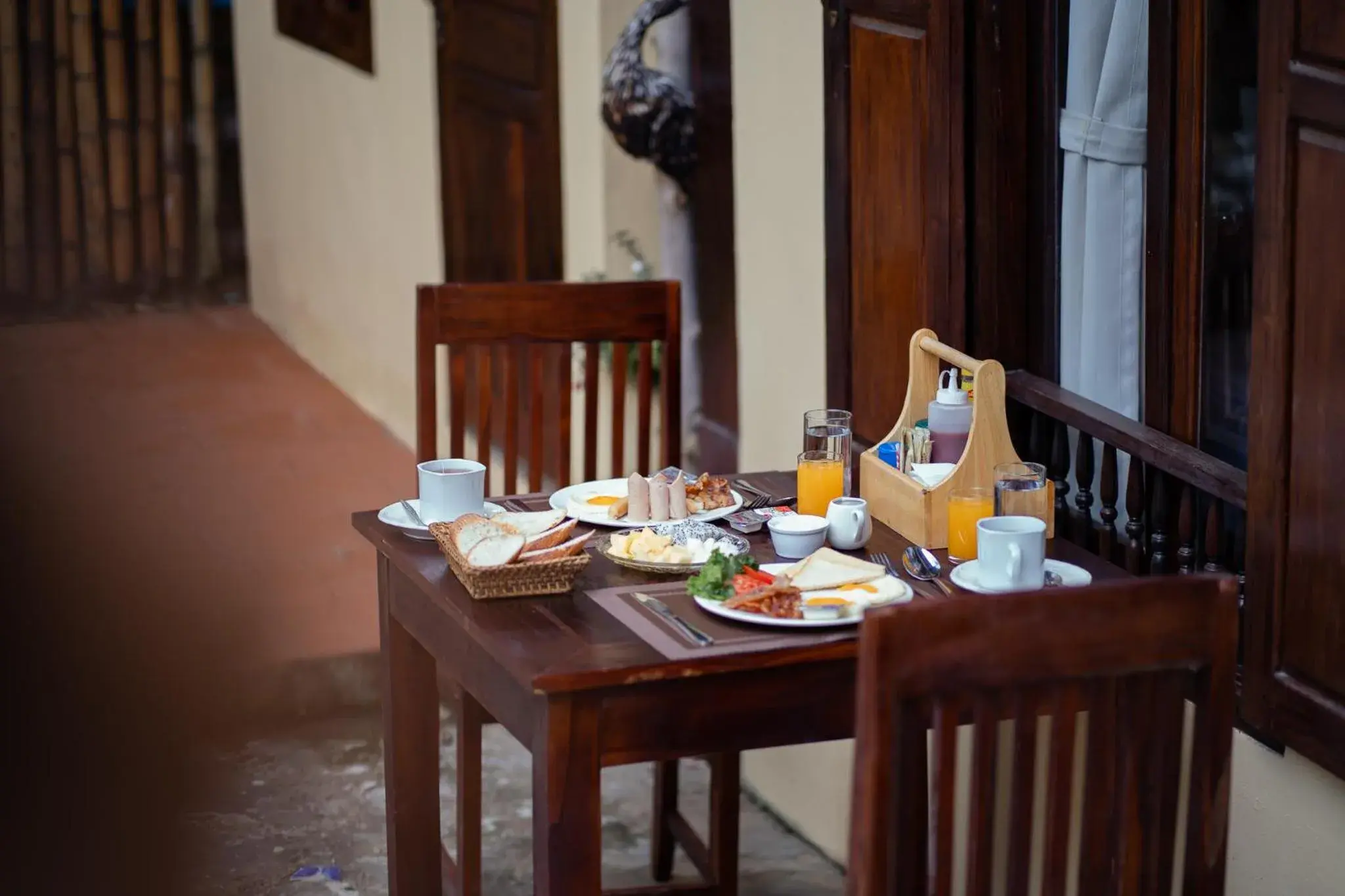 Breakfast in Villa Khoum Xieng Thong Boutique Breakfast in Villa Khoum Xieng Thong Boutique