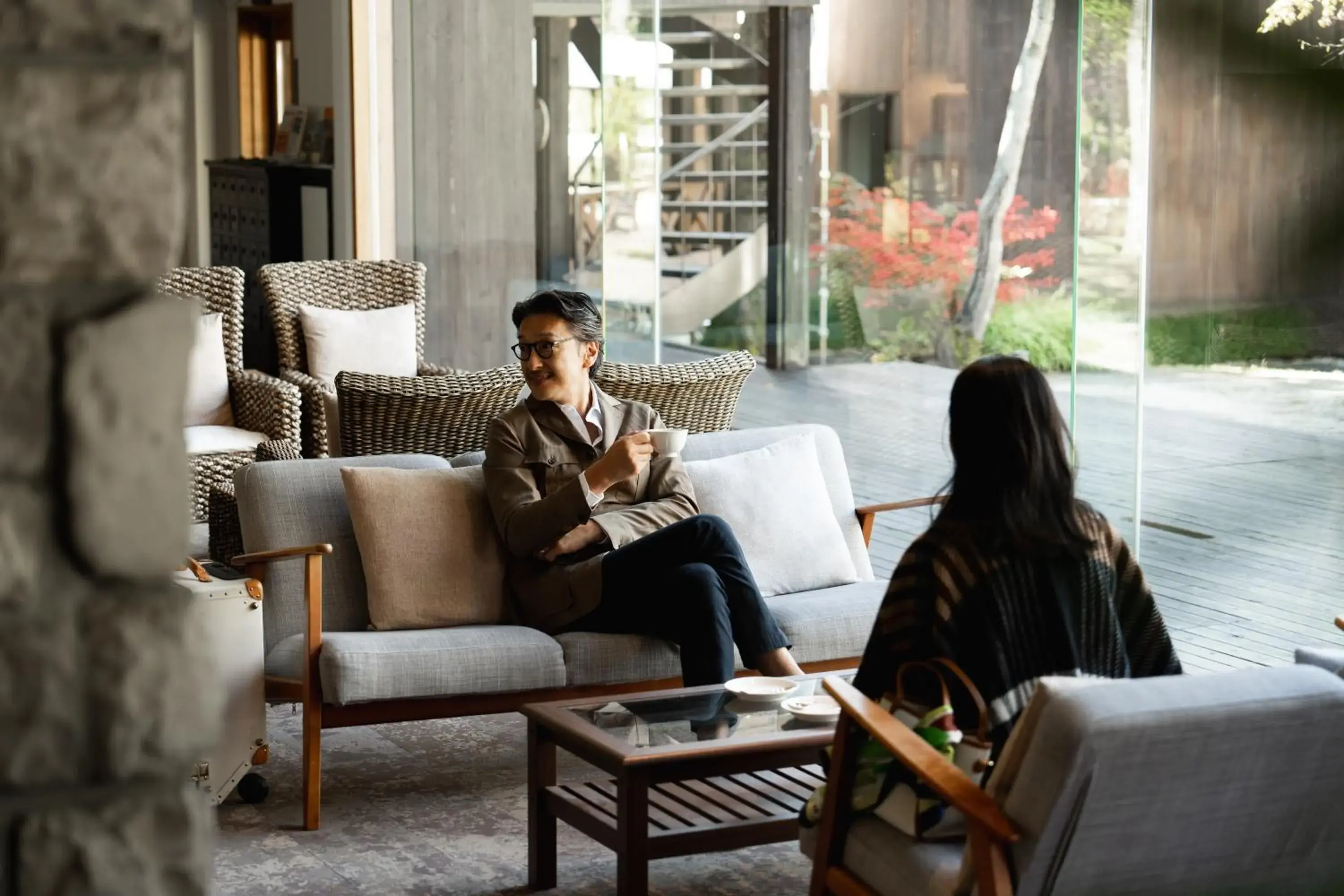 Lobby or reception in Hotel Sierra Resort Hakuba Lobby or reception in Hotel Sierra Resort Hakuba