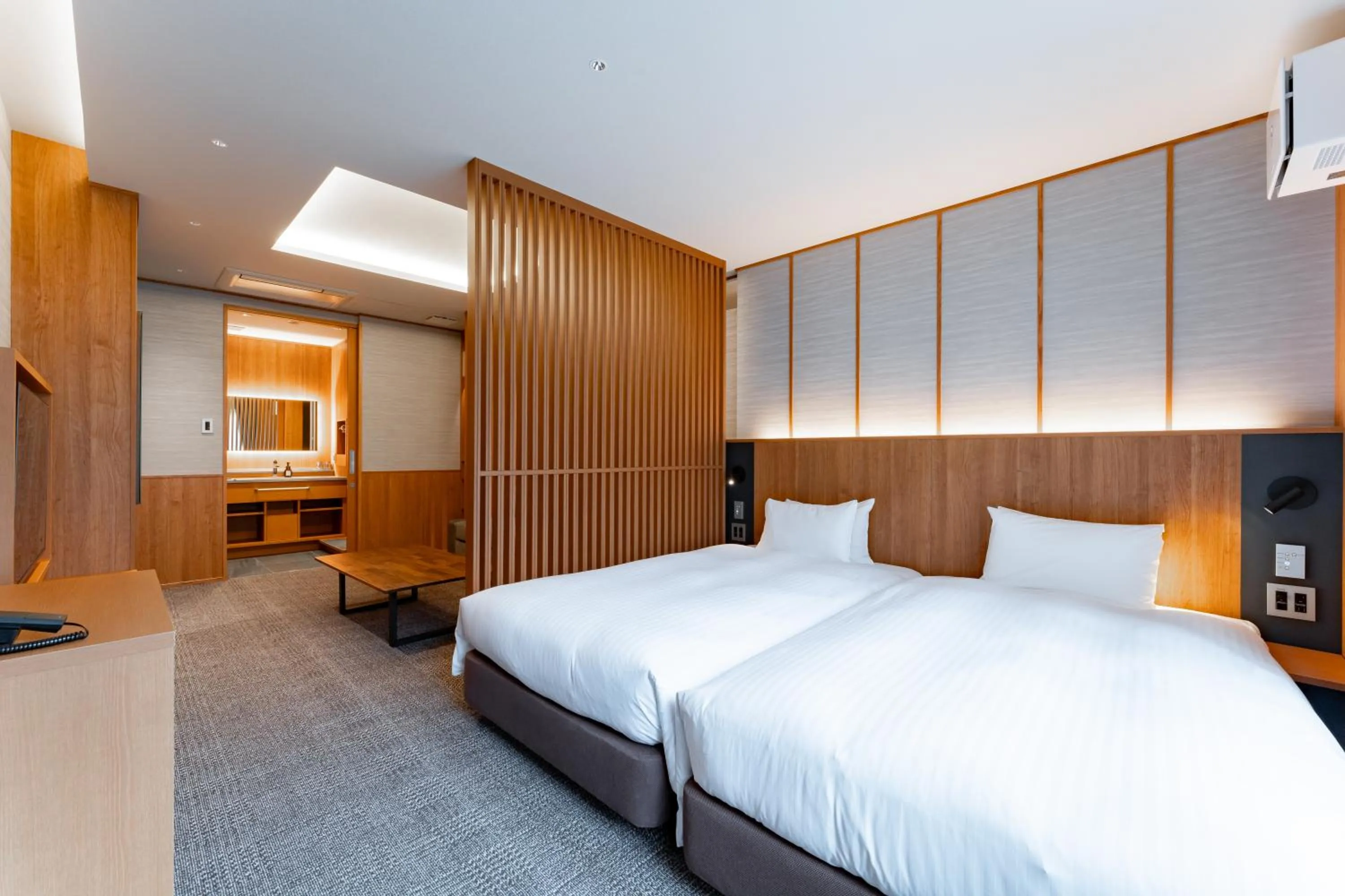 Bed in Hotel Sierra Resort Hakuba