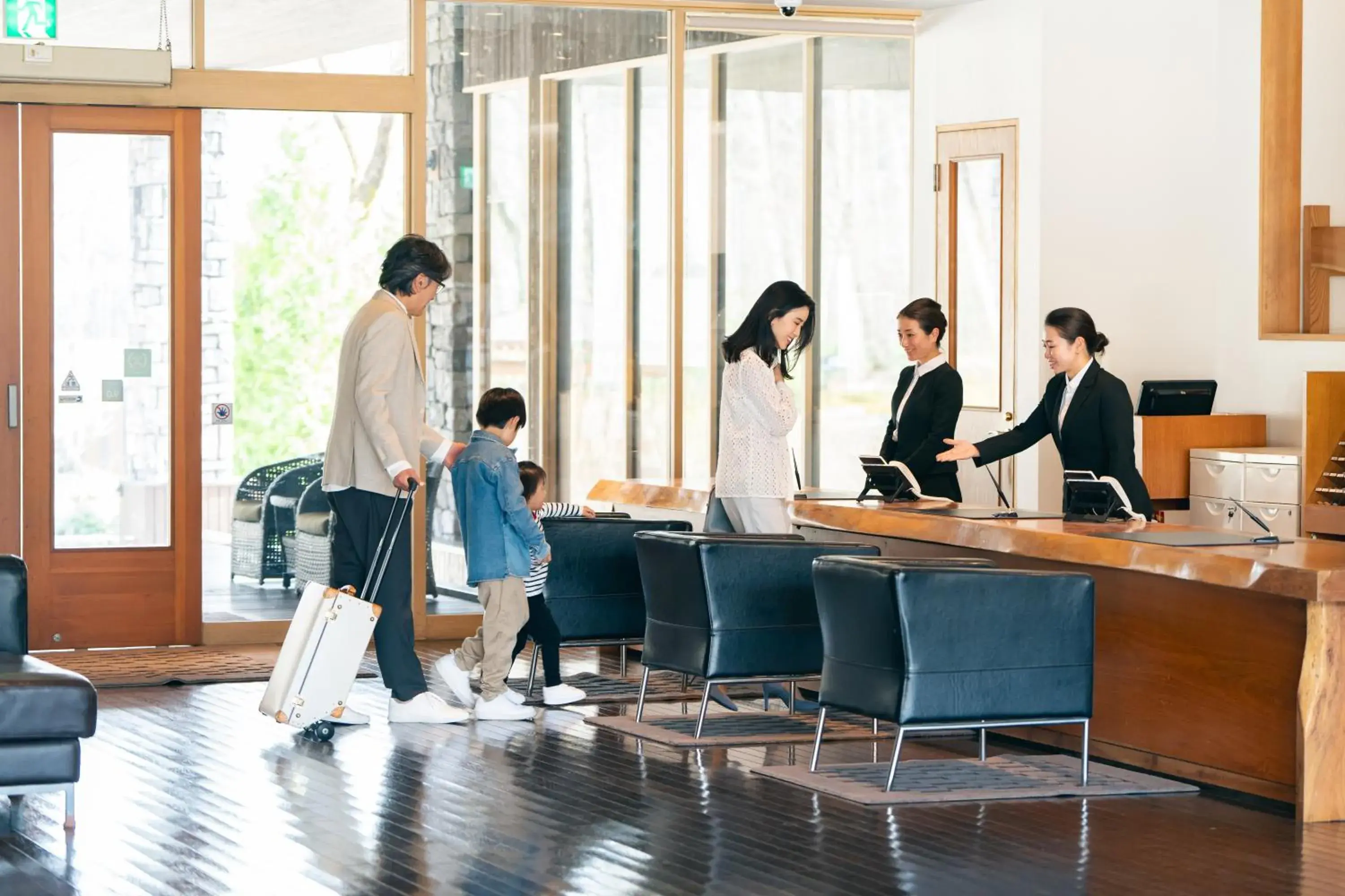 Lobby or reception in Hotel Sierra Resort Hakuba Lobby or reception in Hotel Sierra Resort Hakuba