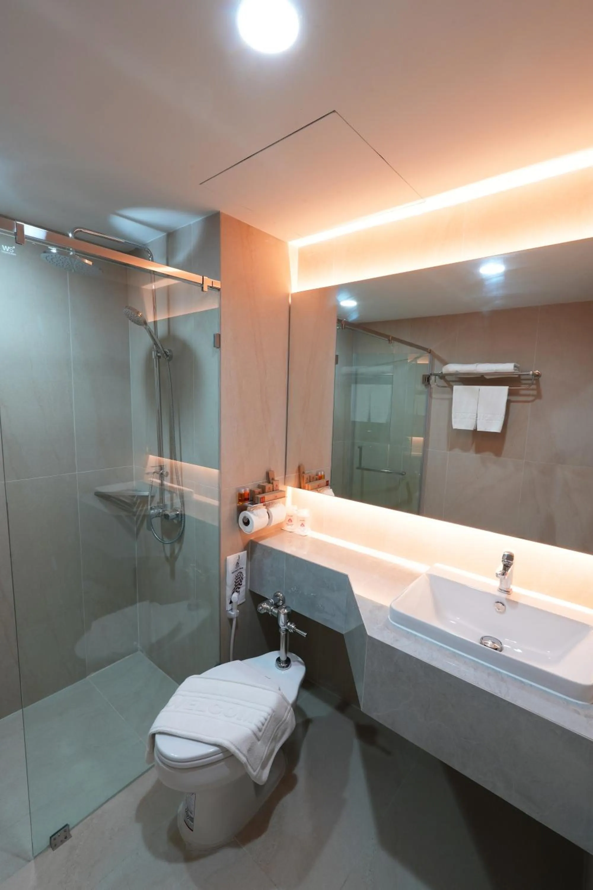 Bathroom in Asia Airport Hotel