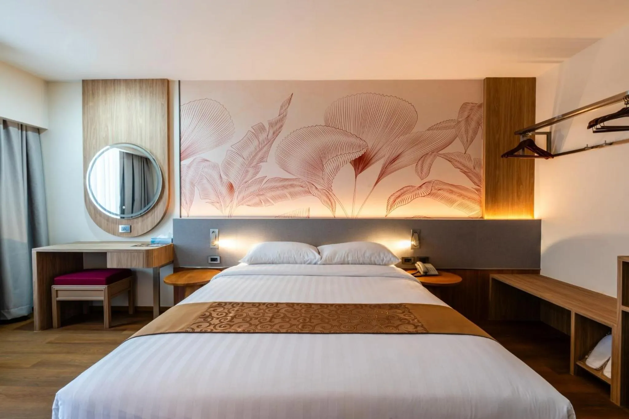 Bed in Asia Airport Hotel