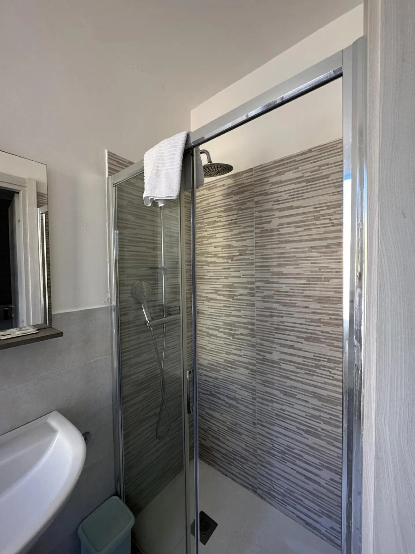 Shower in Hotel Le Rose