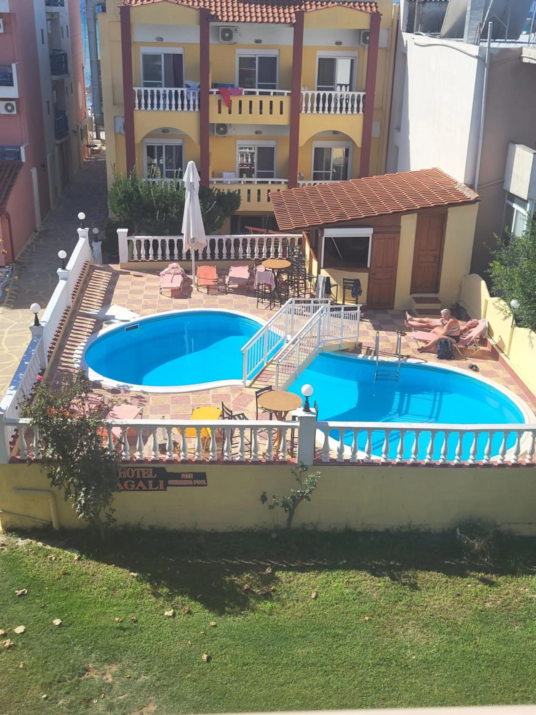 Swimming pool in Agali Hotel