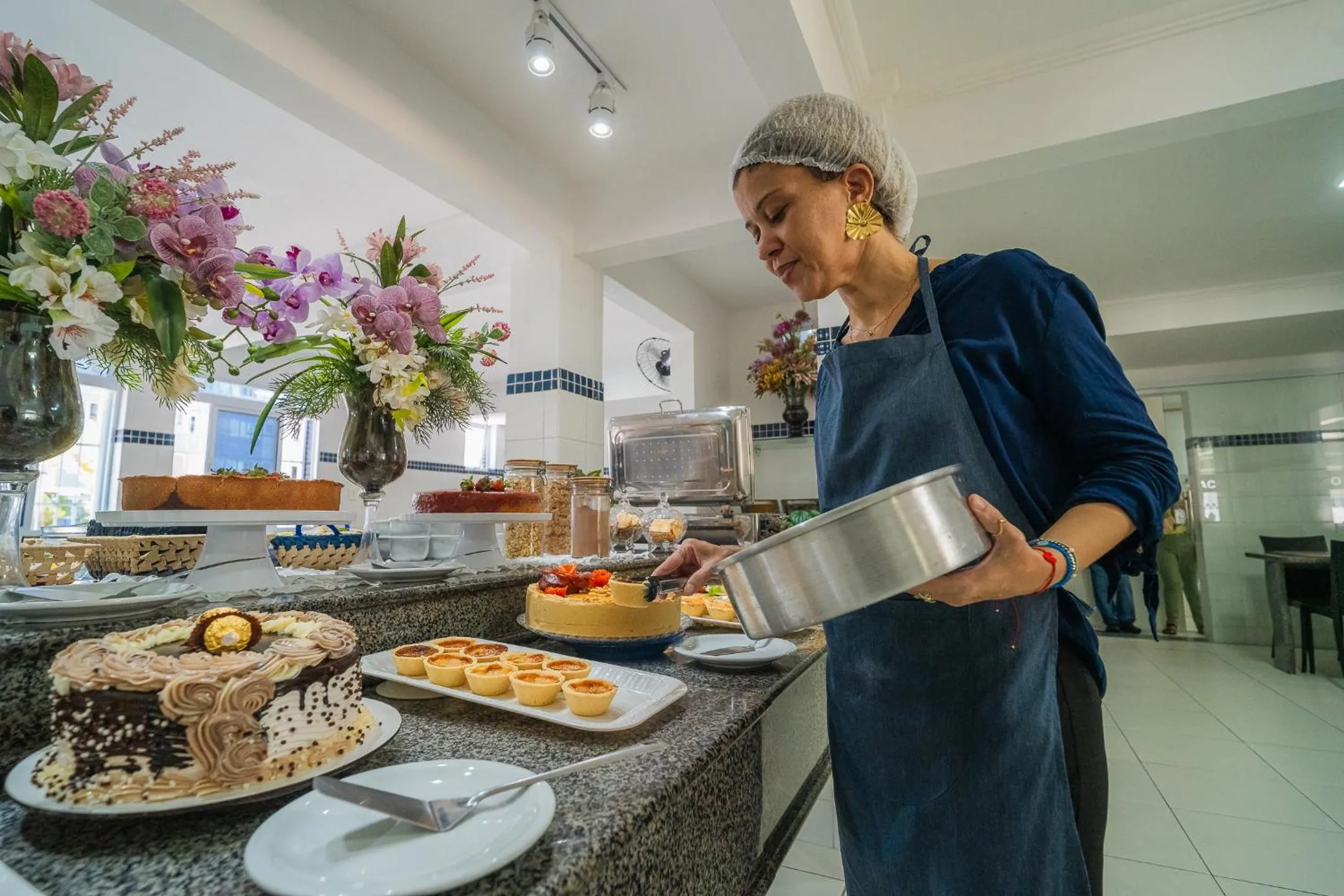 Buffet breakfast in Hotel Pousada do Farol