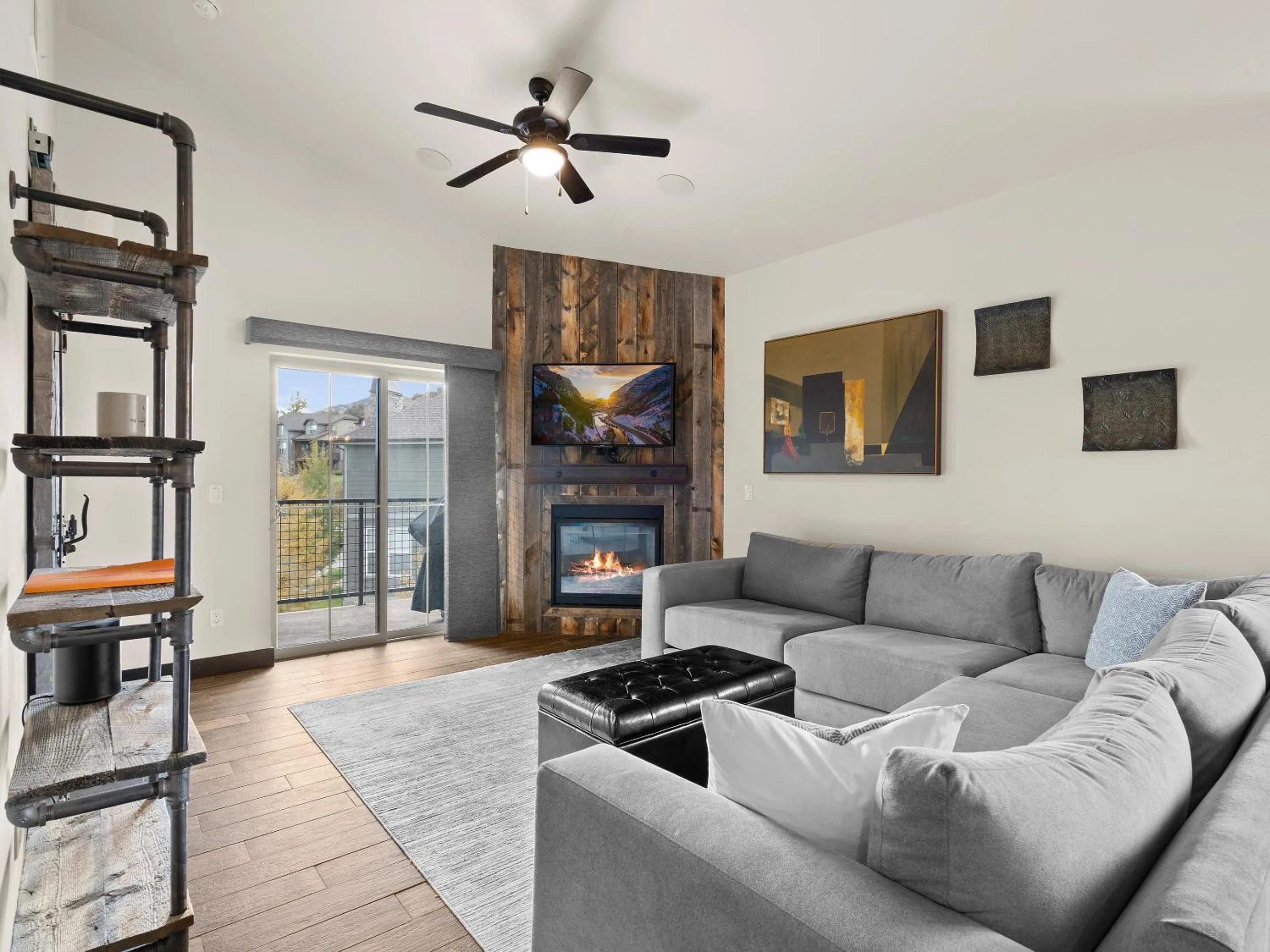 Living room in Bear Hollow Village by All Seasons Resort Lodging