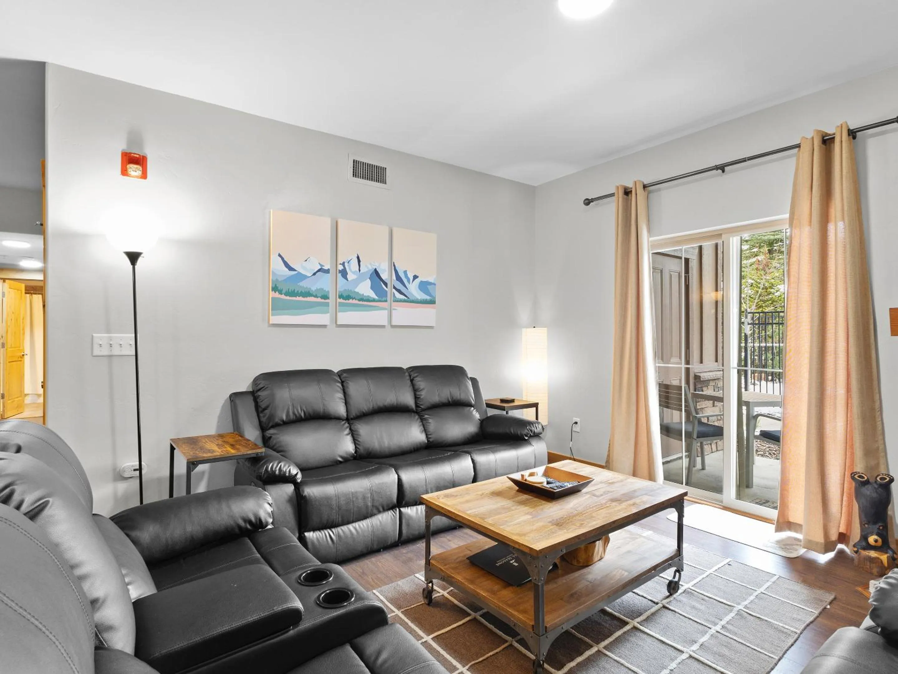 Living room in Bear Hollow Village by All Seasons Resort Lodging