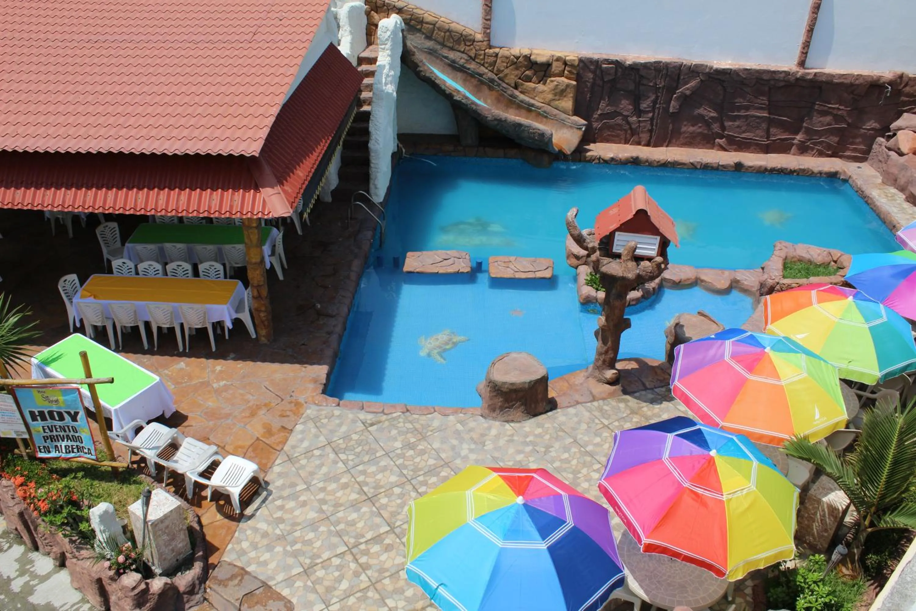 Garden view in Hotel San Rafael