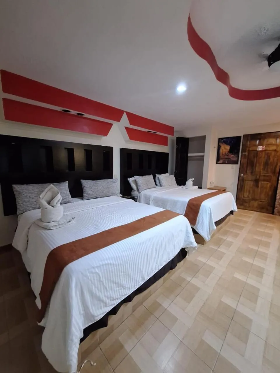 Bed in Hotel San Rafael