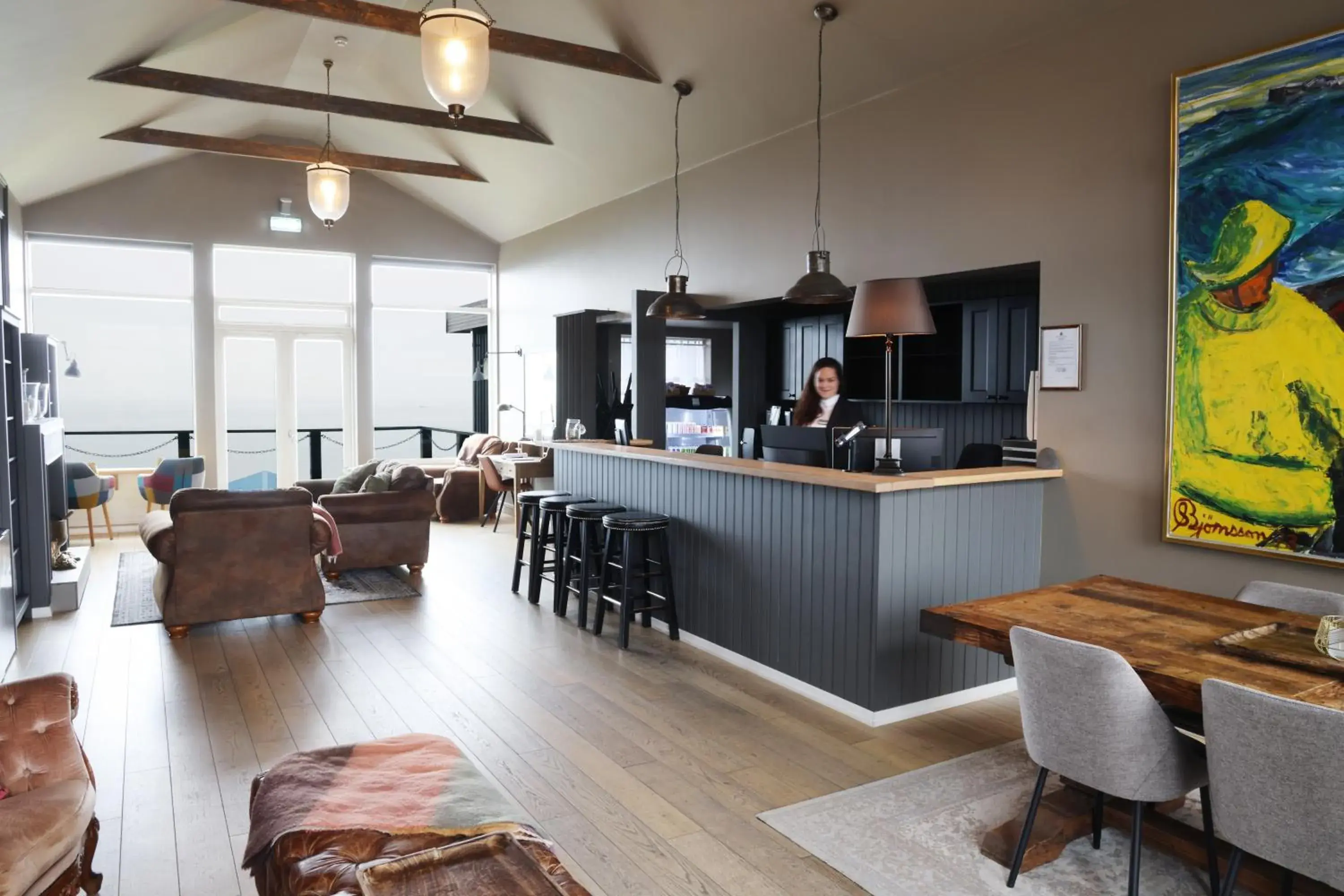 Lobby or reception in Fosshotel Hellnar Lobby or reception in Fosshotel Hellnar