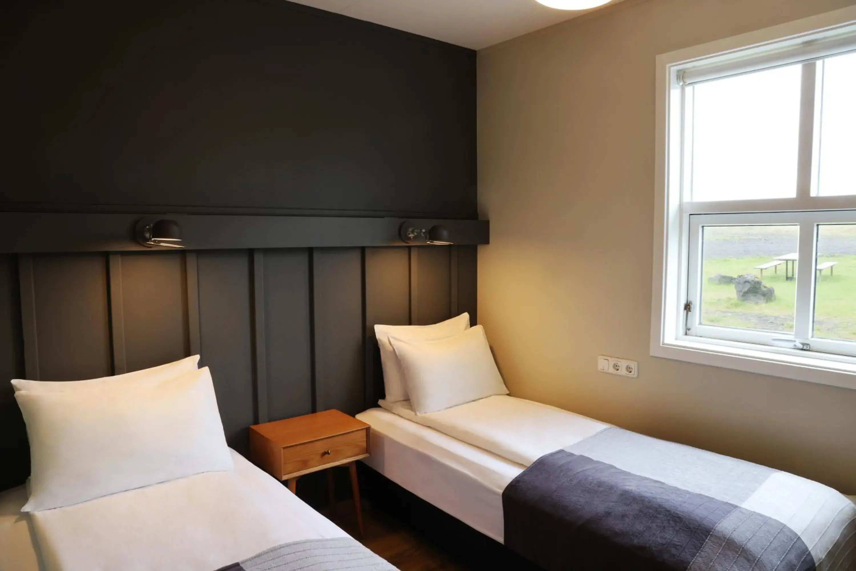 Bed in Fosshotel Hellnar Bed in Fosshotel Hellnar