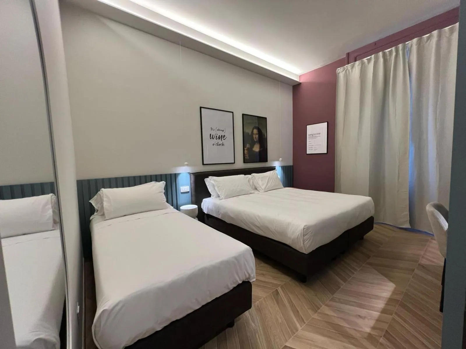Bed in Hotel RossoVino Milano