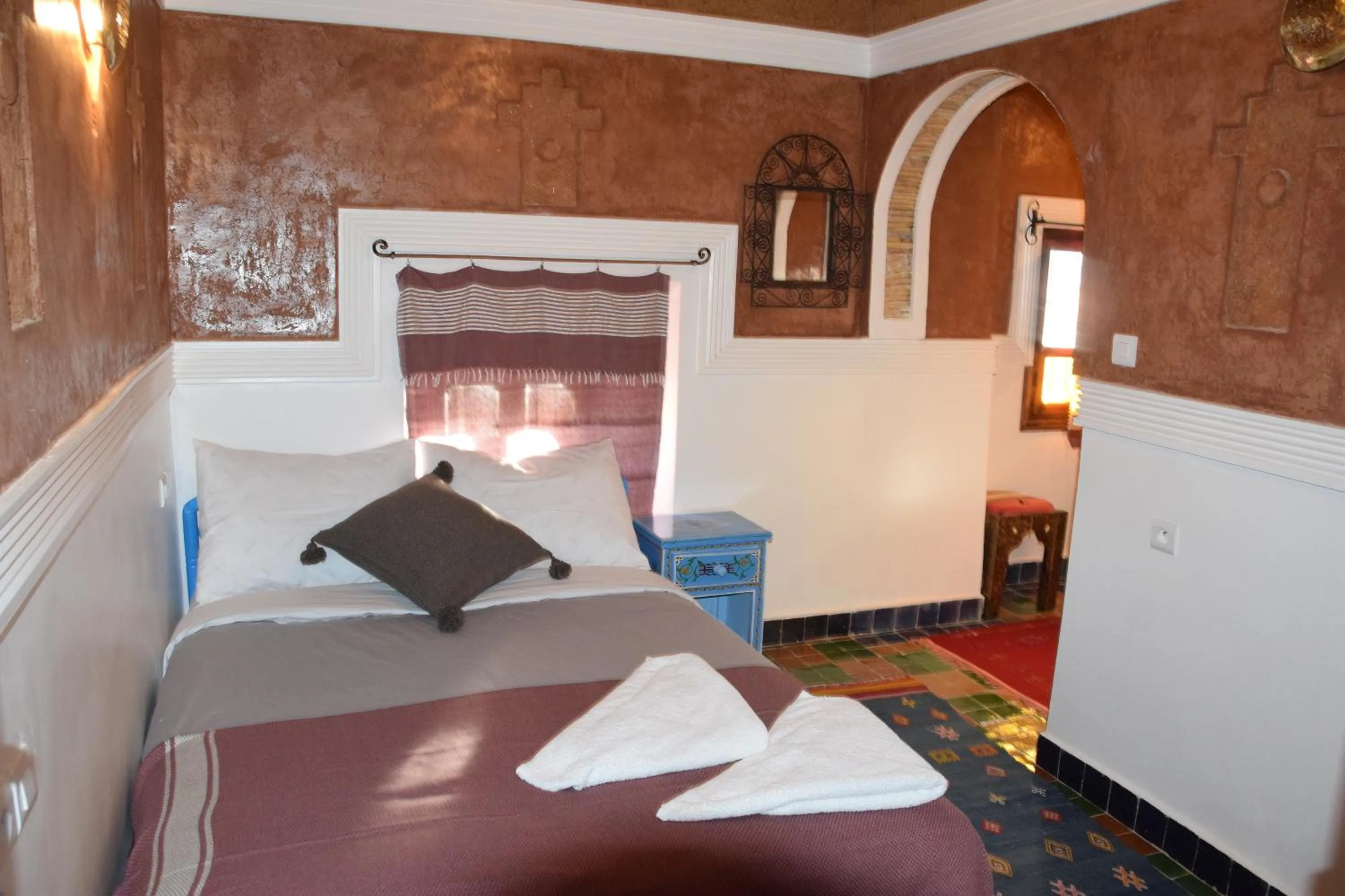 Bed in Kasbah Assafar