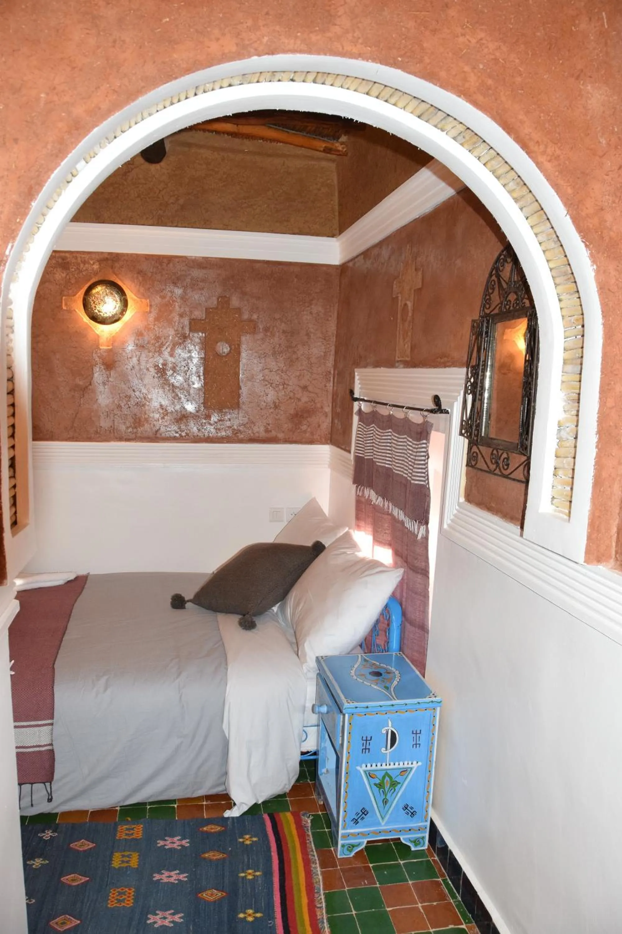 Garden view, Bed in Kasbah Assafar