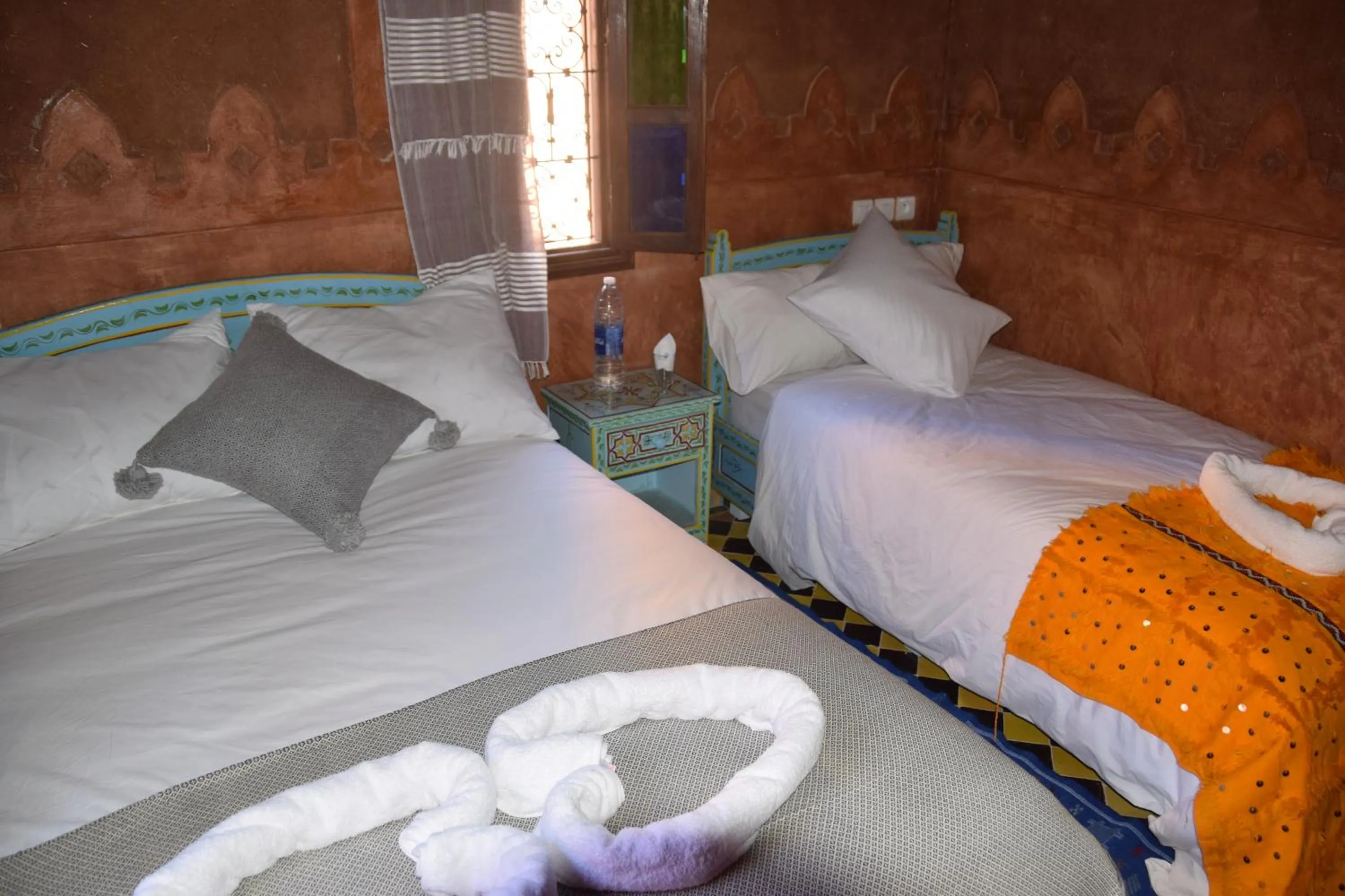Bed in Kasbah Assafar
