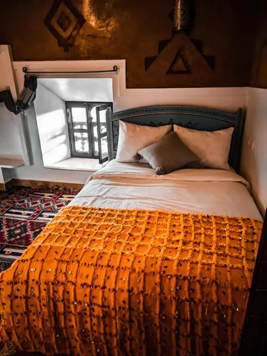 Bed in Kasbah Assafar