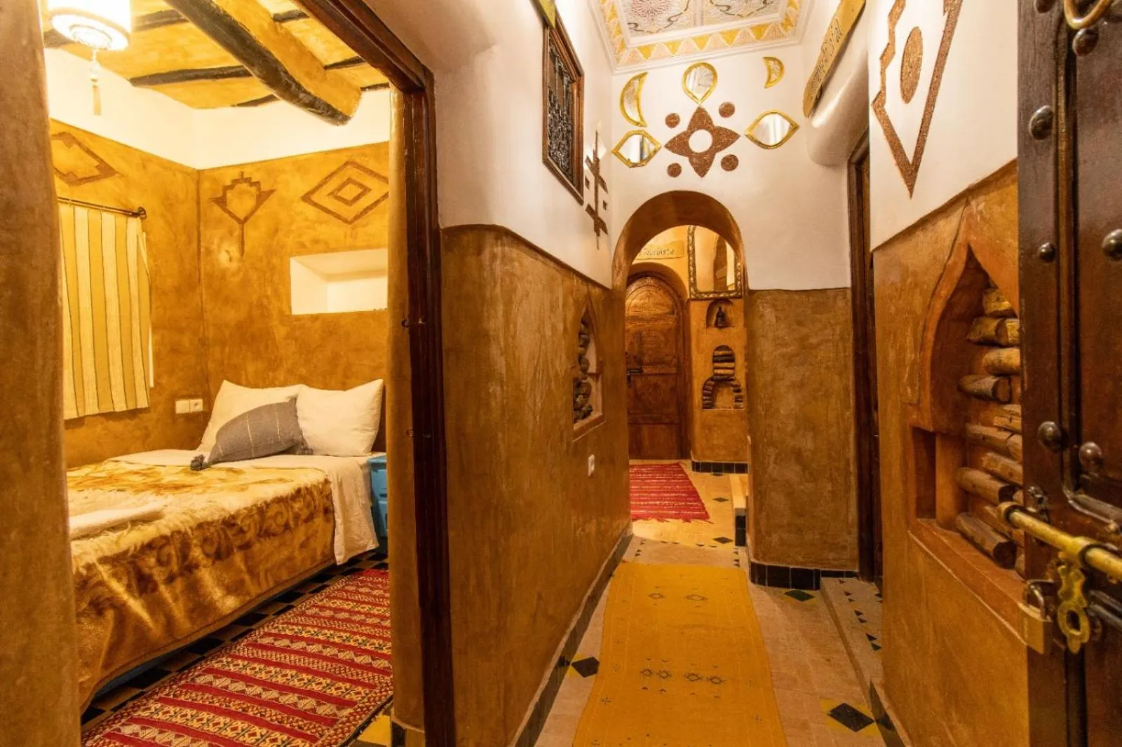 Bed in Kasbah Assafar