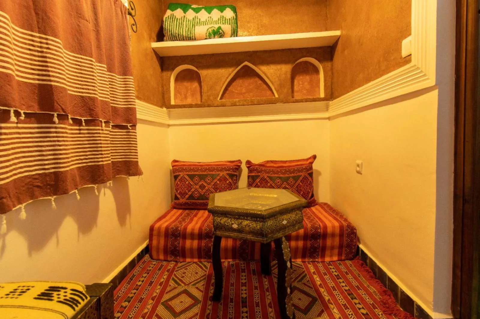 Seating area in Kasbah Assafar