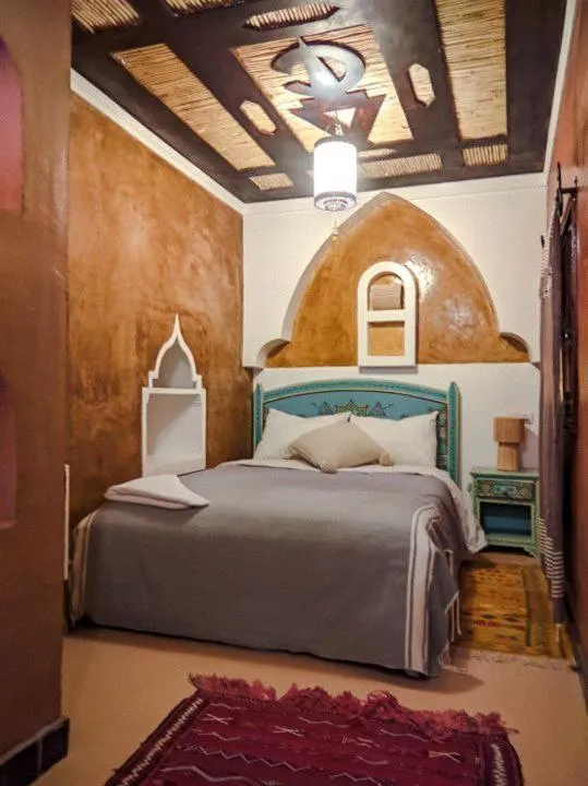 Bed in Kasbah Assafar