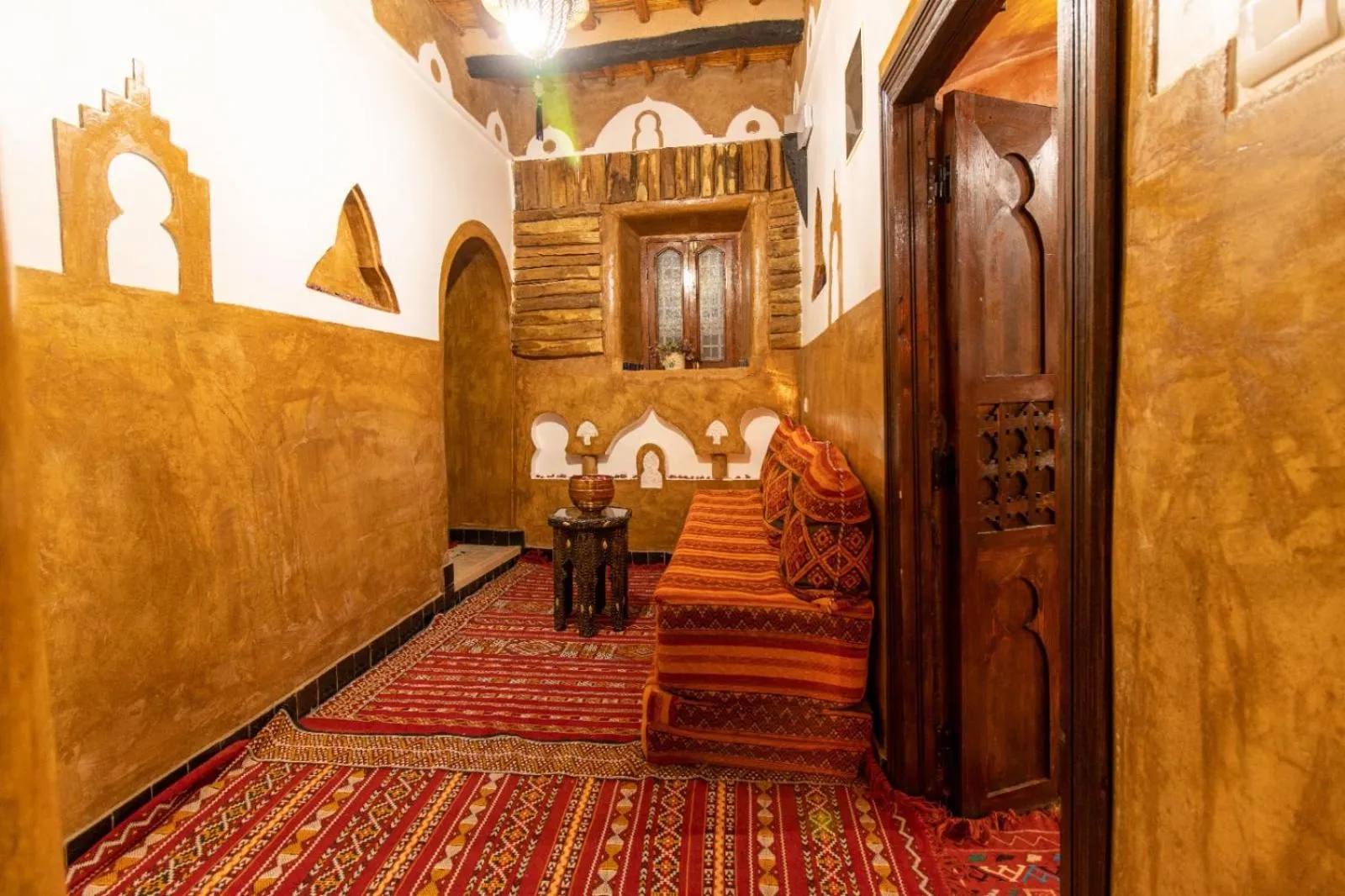 Seating area in Kasbah Assafar
