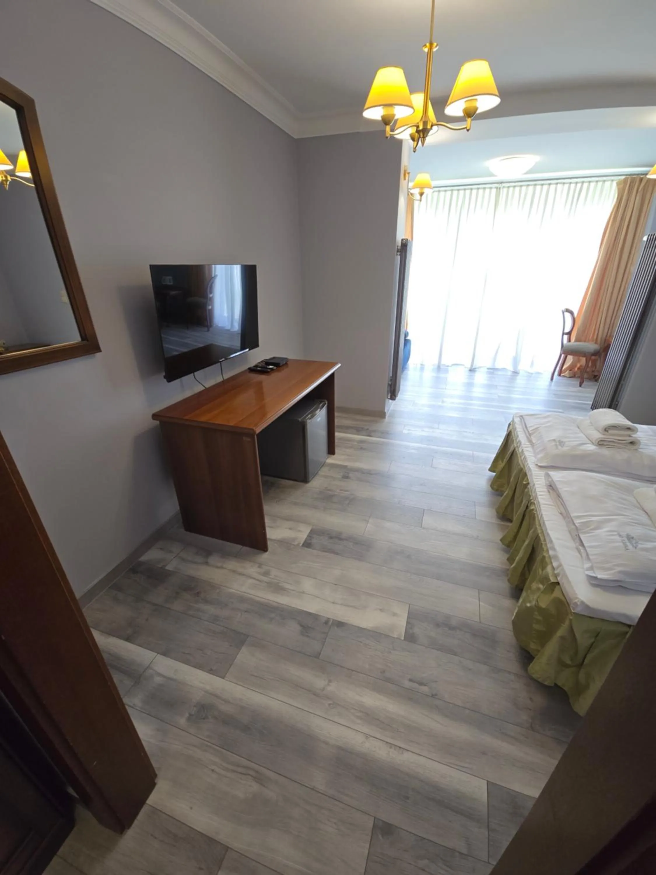 Bed in Pensjonat Nad Rzeką