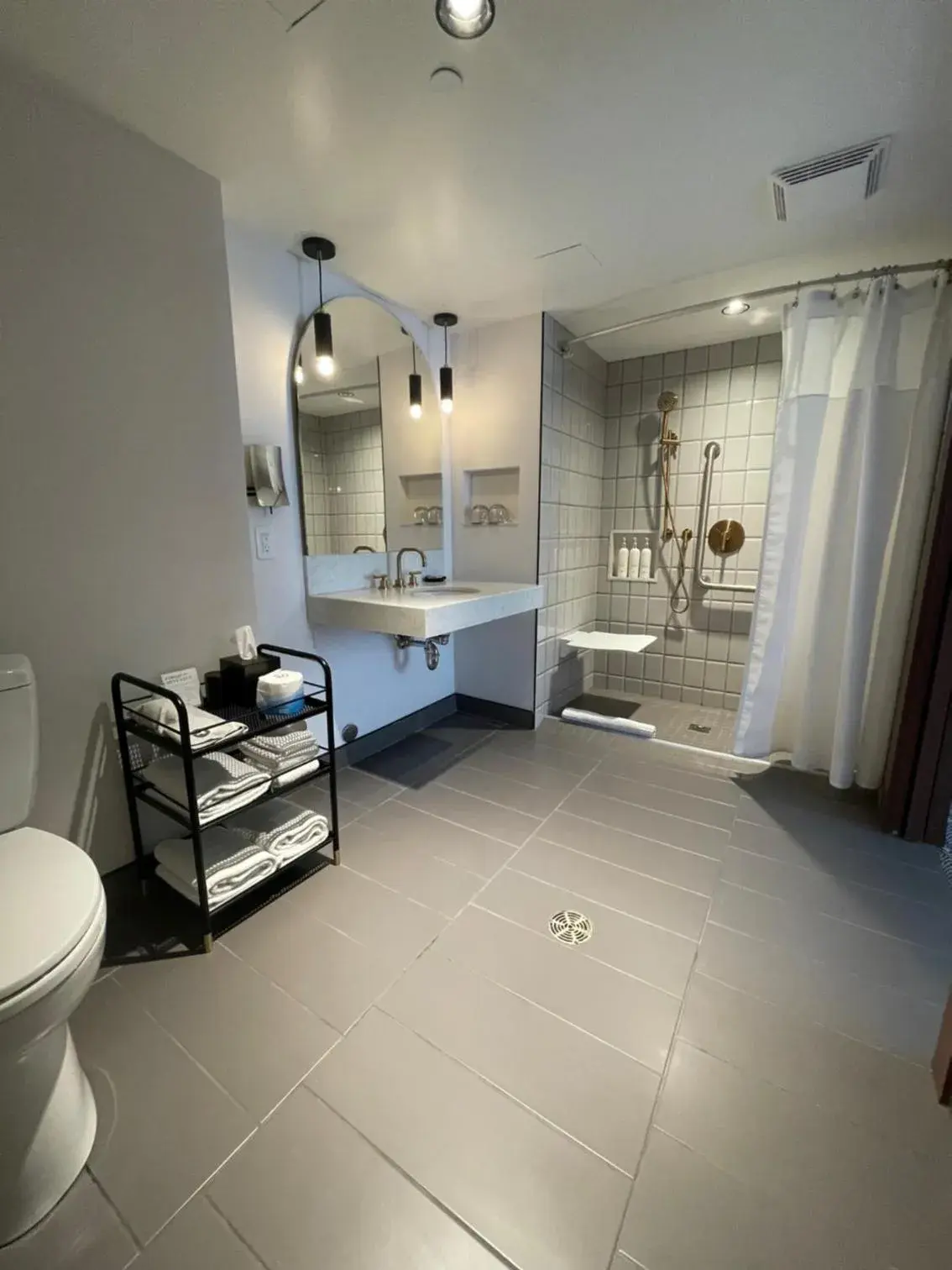 One-Bedroom Suite with Roll In Shower - Mobility Accessible in Kimpton Saint George Hotel by IHG One-Bedroom Suite with Roll In Shower - Mobility Accessible in Kimpton Saint George Hotel by IHG