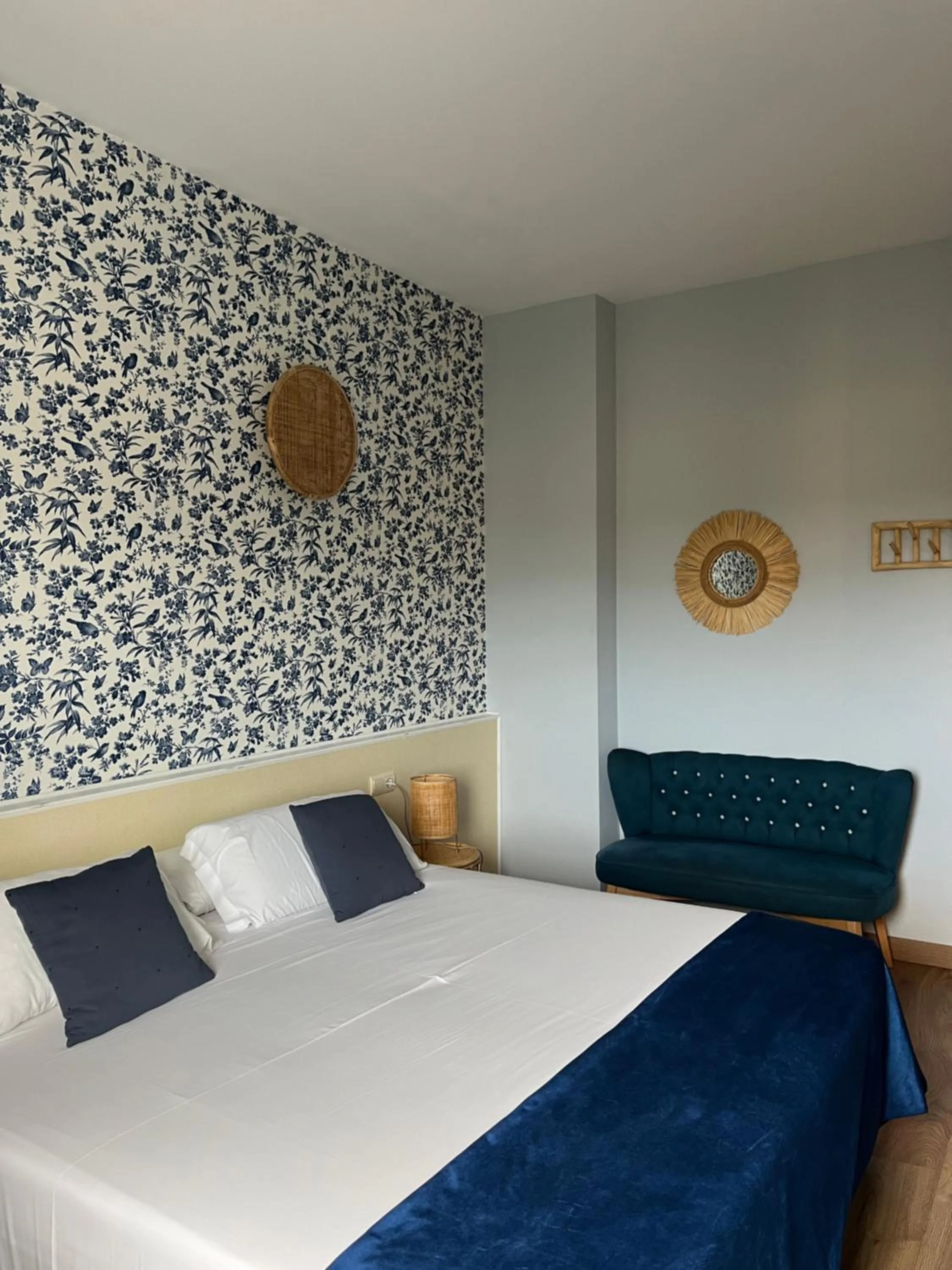 Bed in Hotel Diego