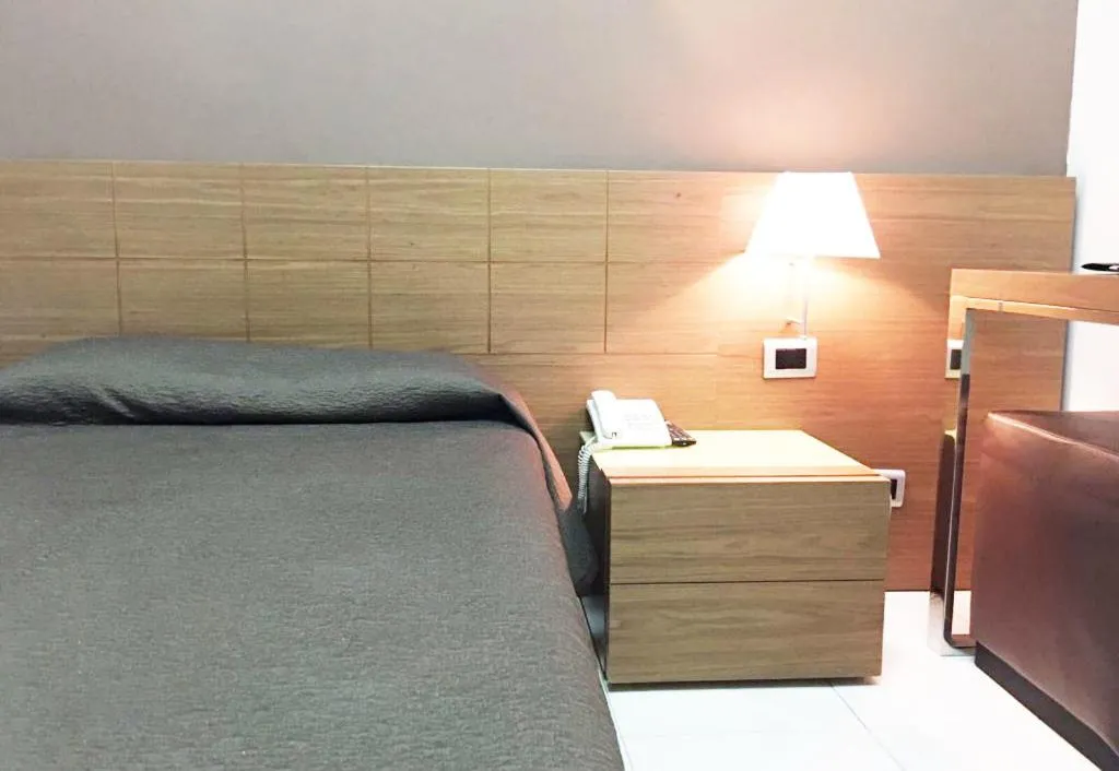 Bed in Hotel Diego