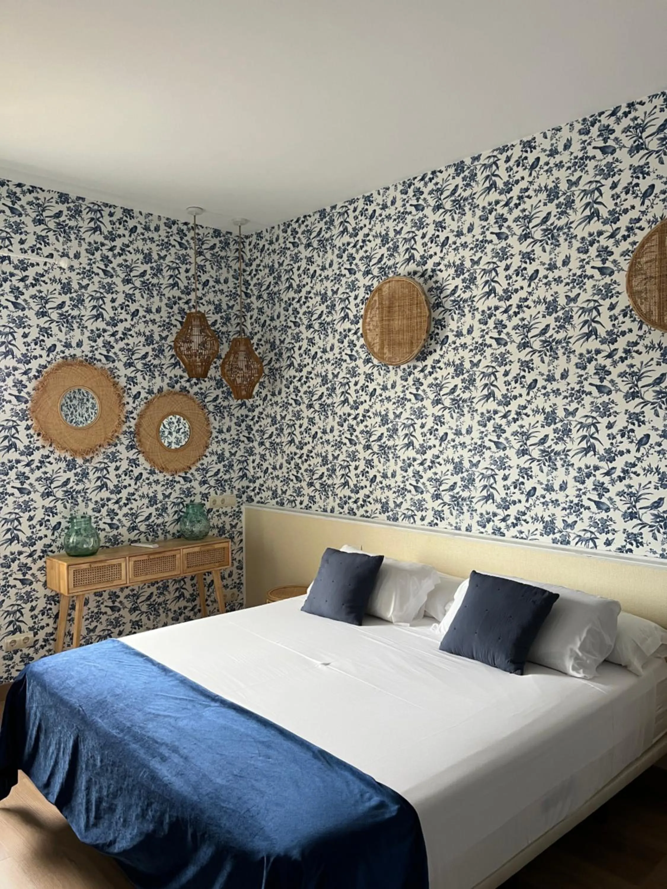 Bed in Hotel Diego