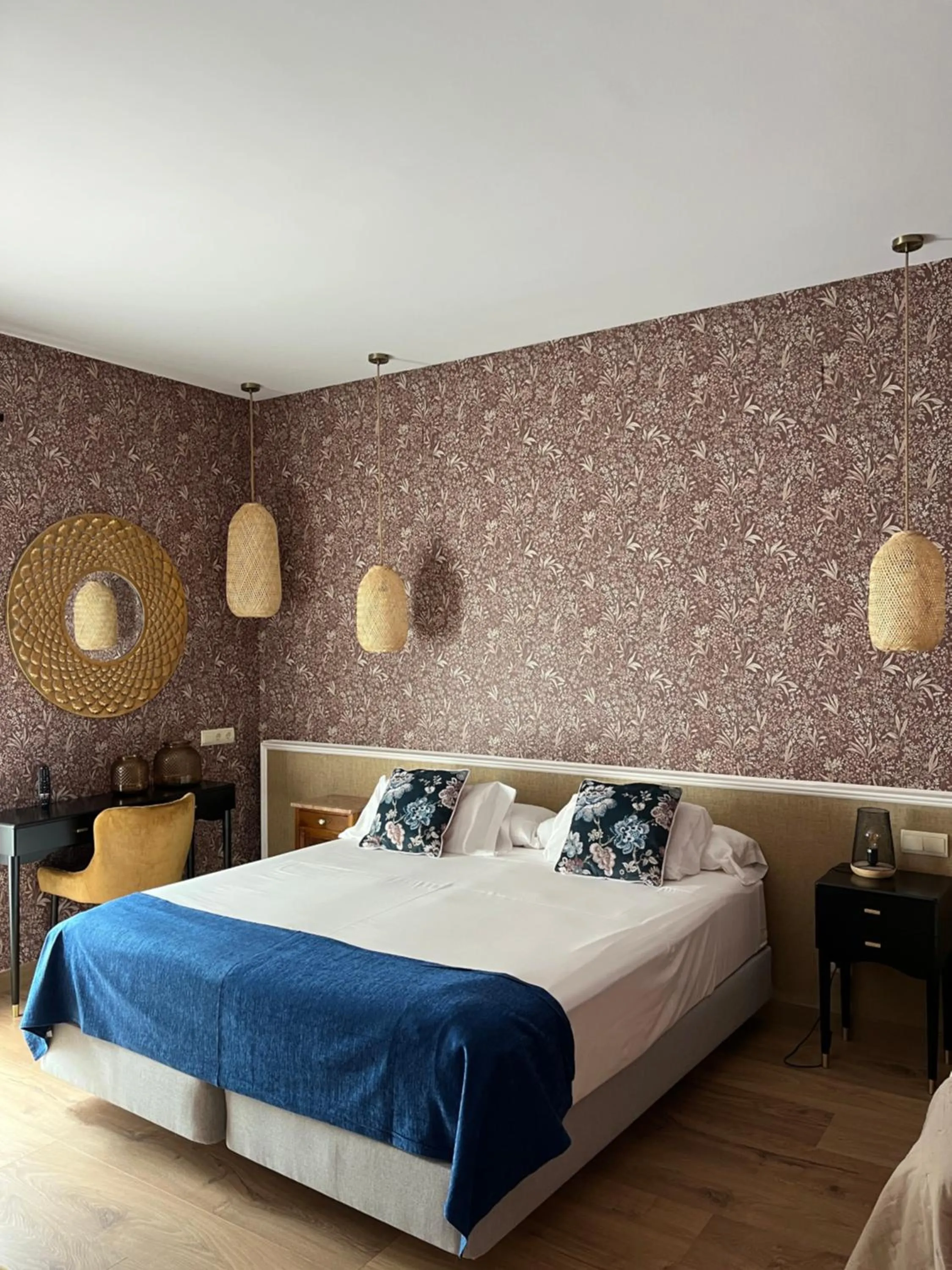 Bed in Hotel Diego
