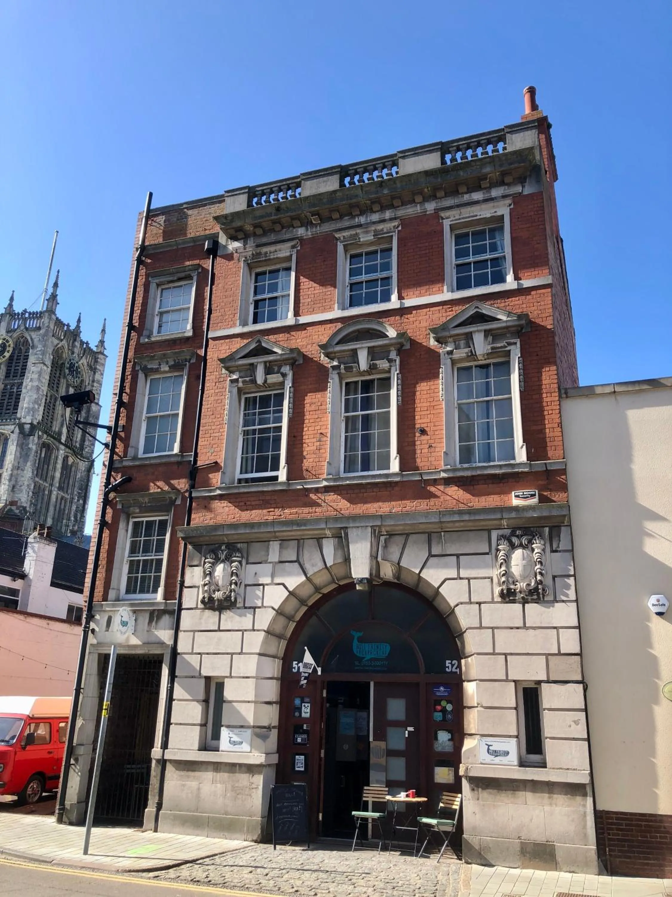 Facade/entrance in Hull Trinity Backpackers