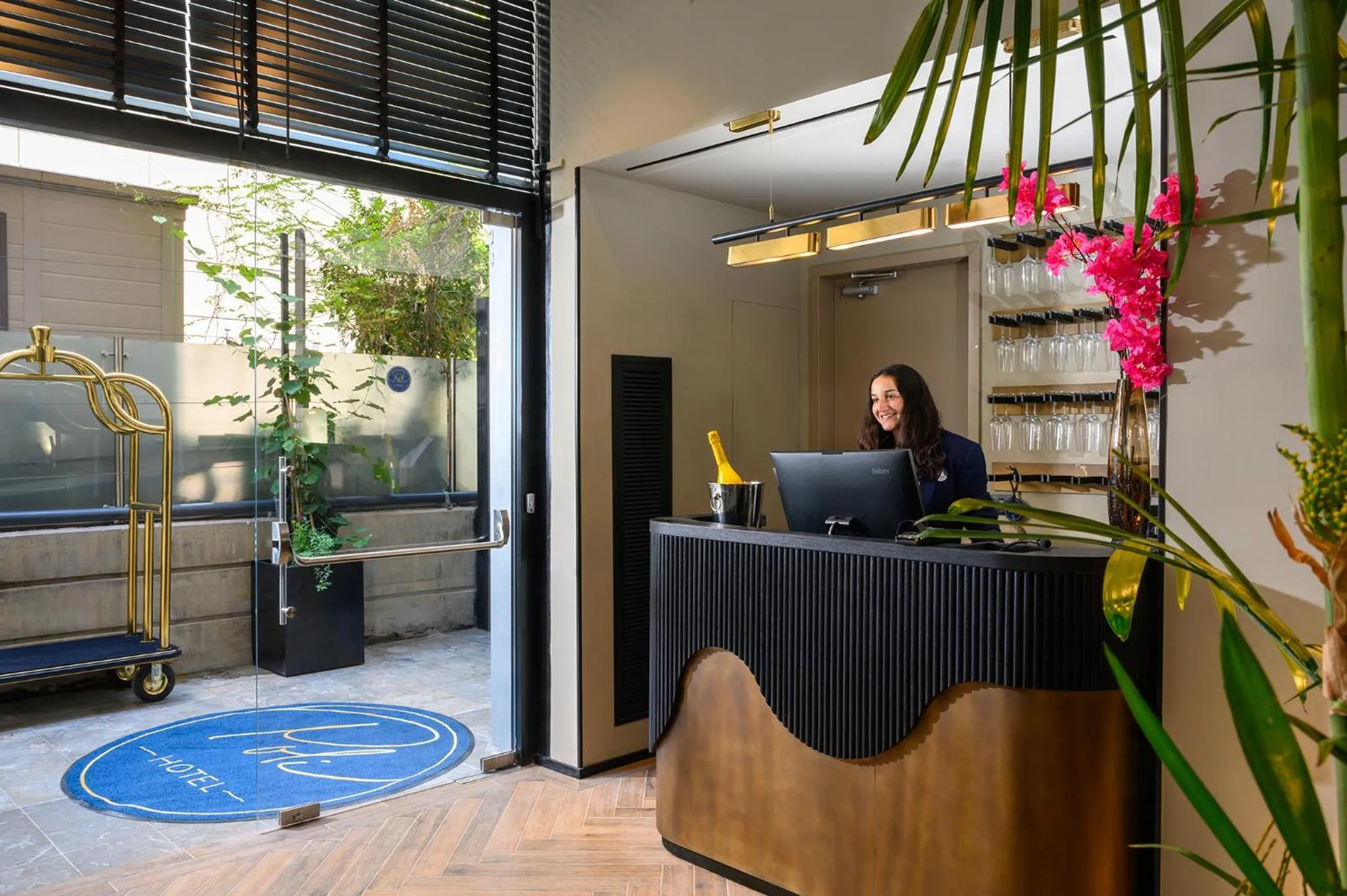 Lobby or reception in Hotel Gilgal