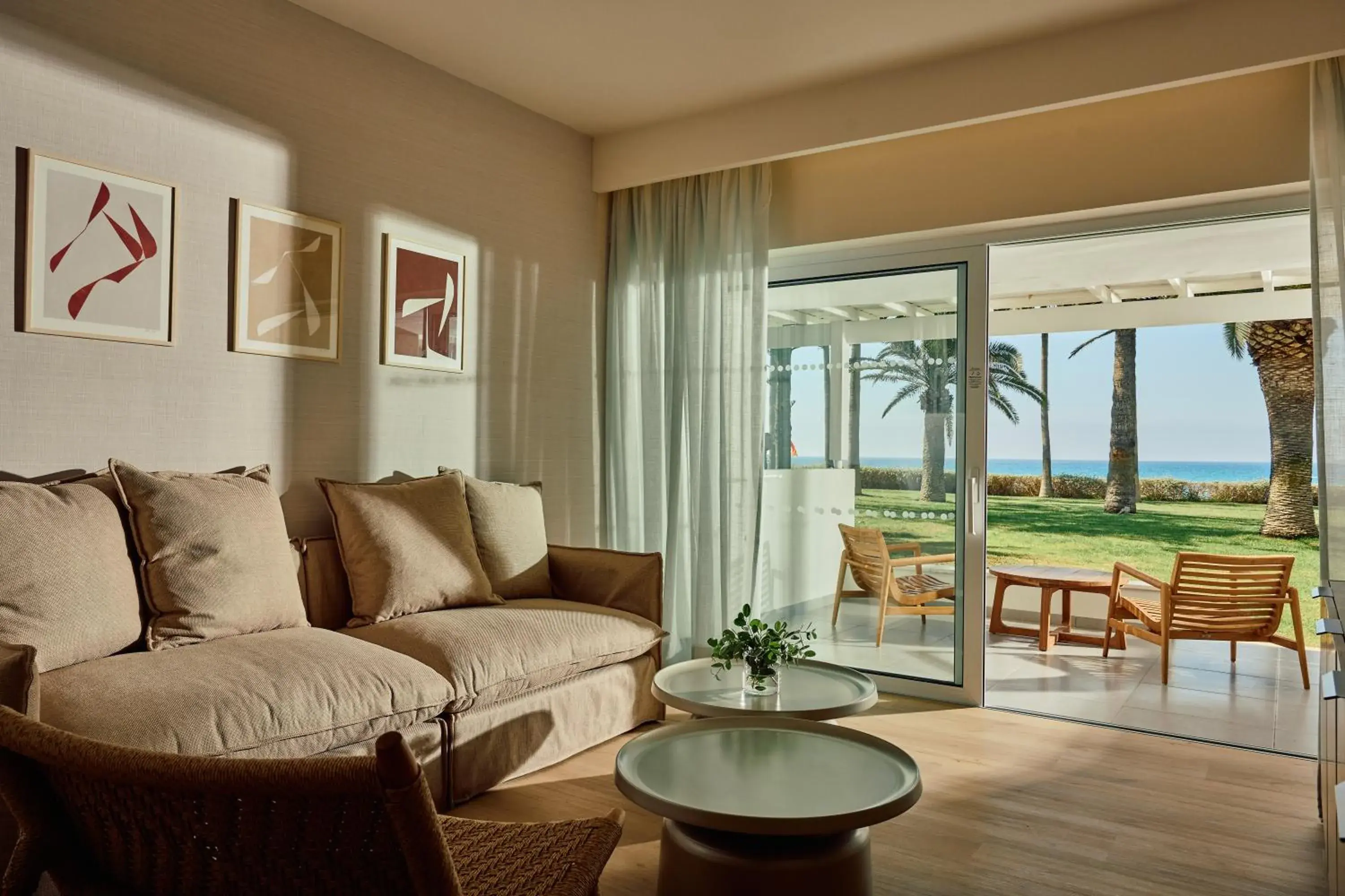 Living room in Nissi Beach Resort Living room in Nissi Beach Resort