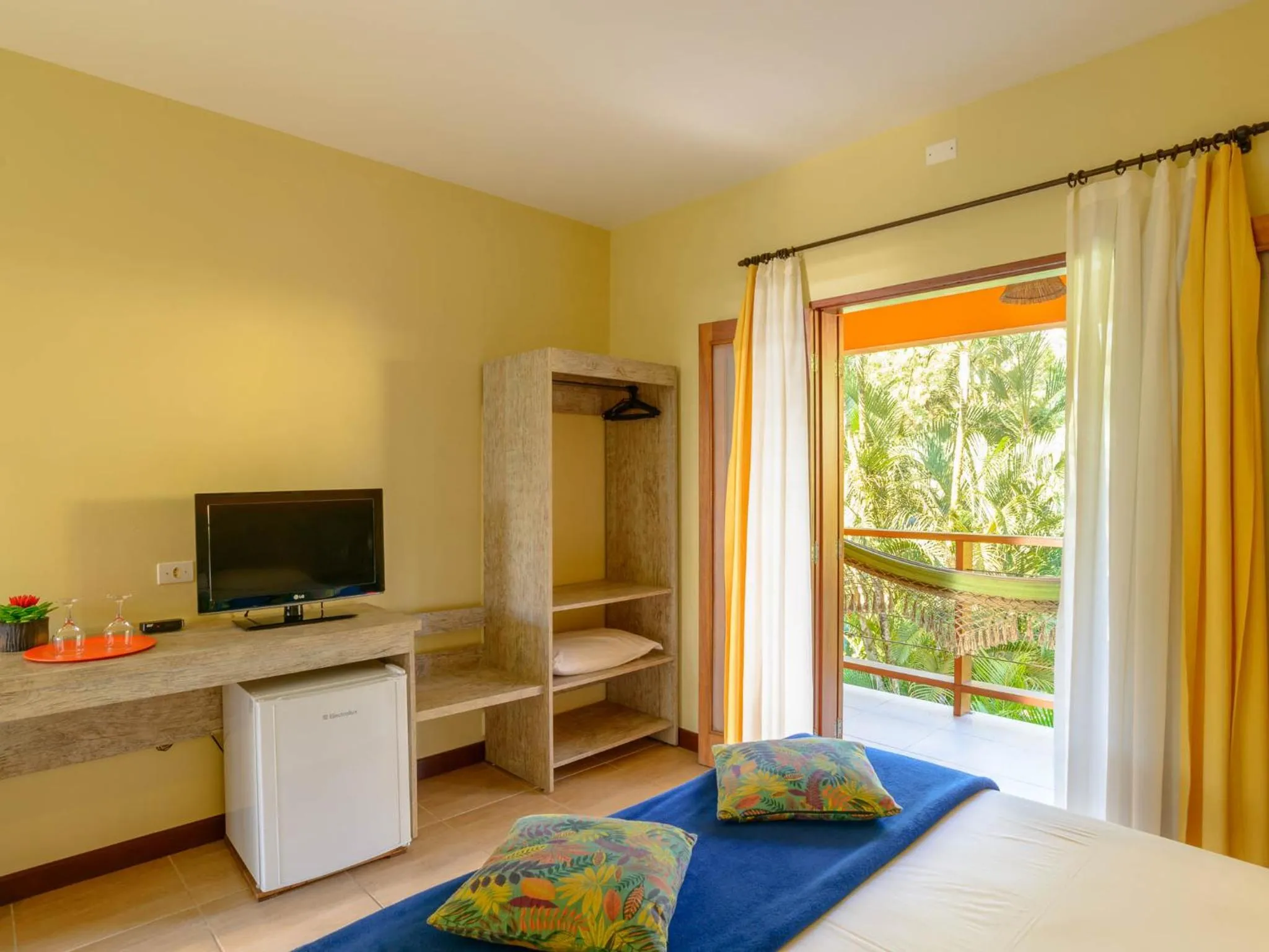 Bed in Pousada Ecoilha