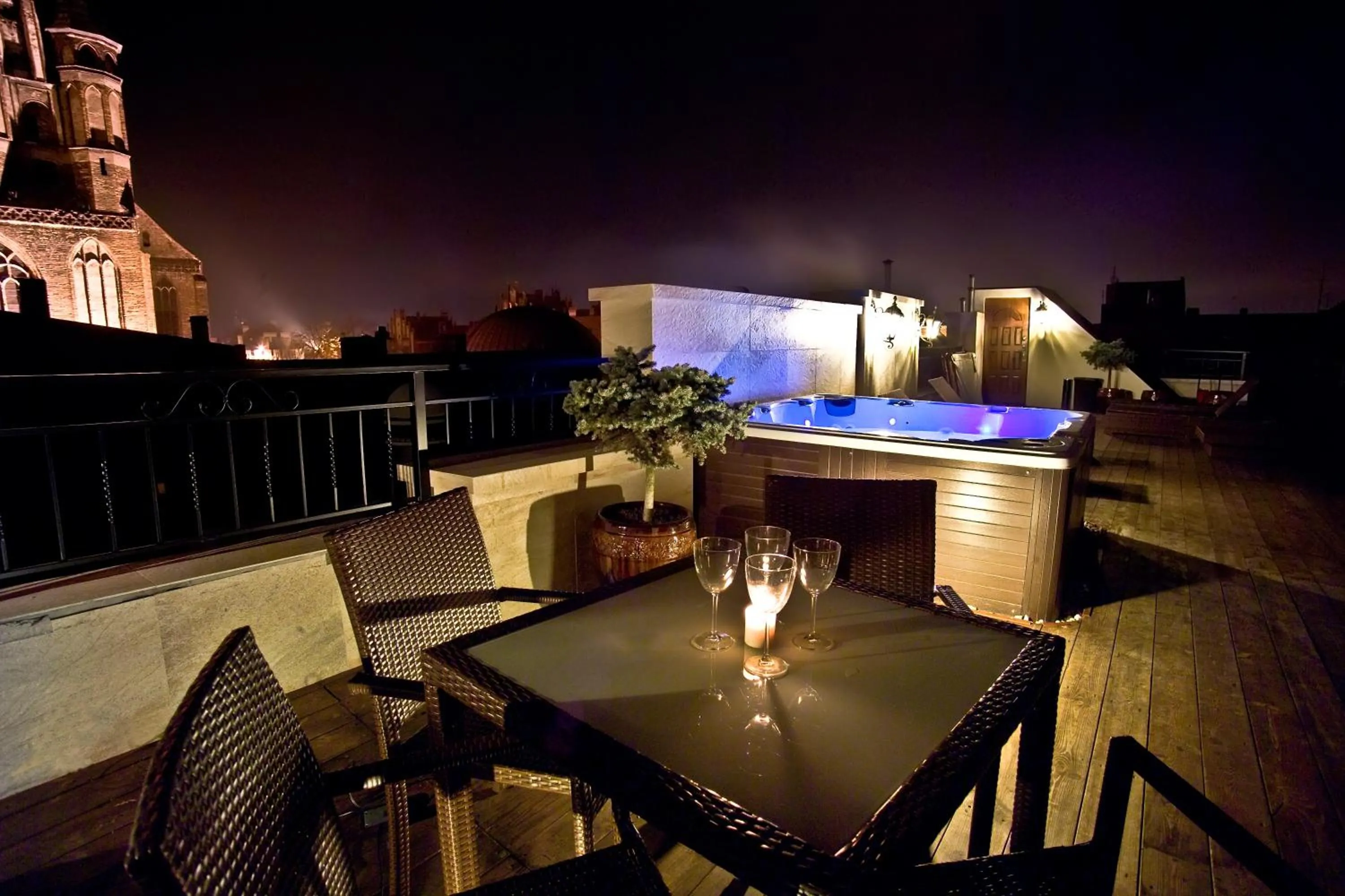 Balcony/Terrace in Apartamenty Chleb i Wino Toruń