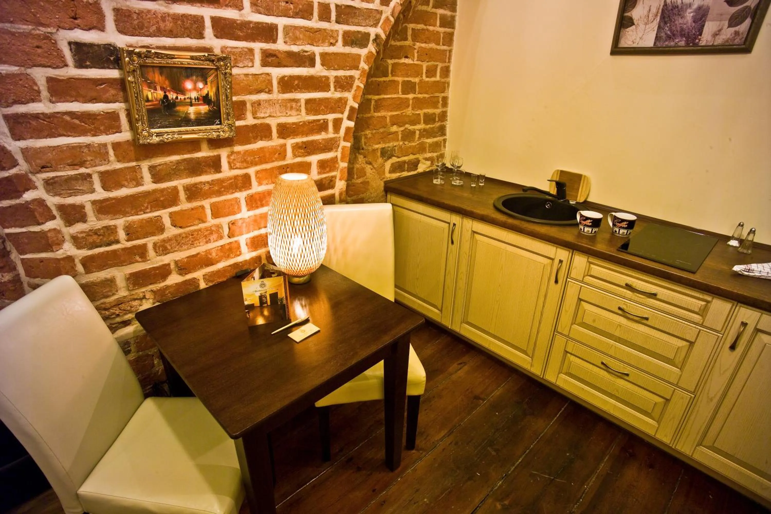 Kitchen or kitchenette in Apartamenty Chleb i Wino Toruń