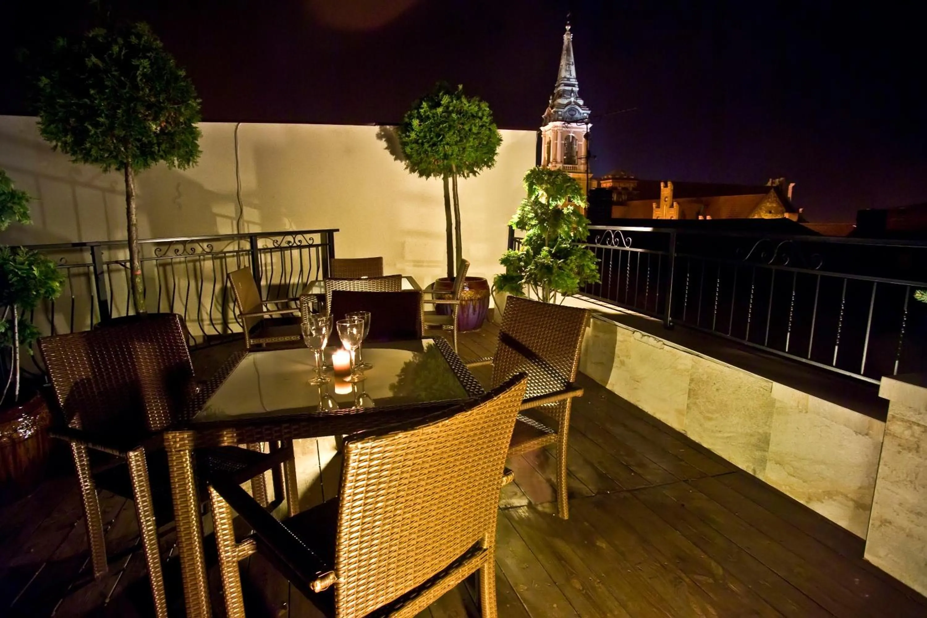 Balcony/Terrace in Apartamenty Chleb i Wino Toruń