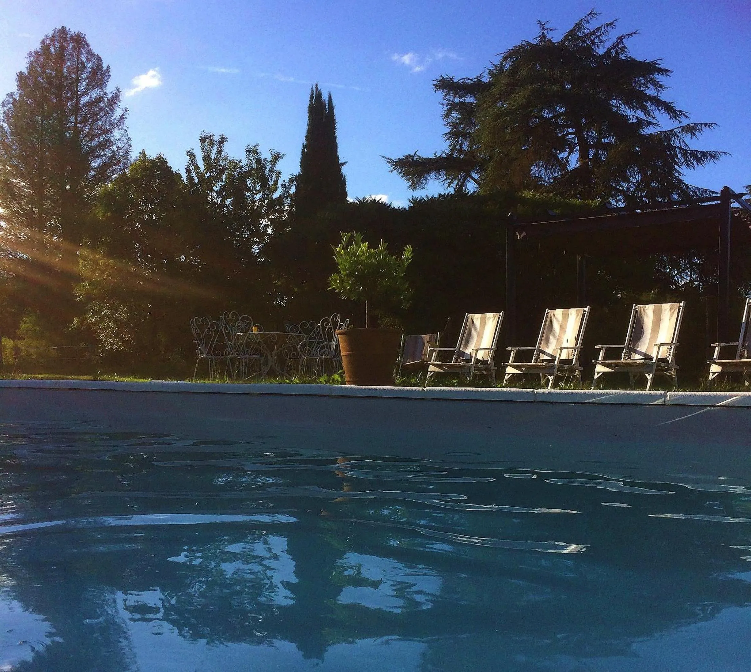 Swimming pool in Château De Chambiers